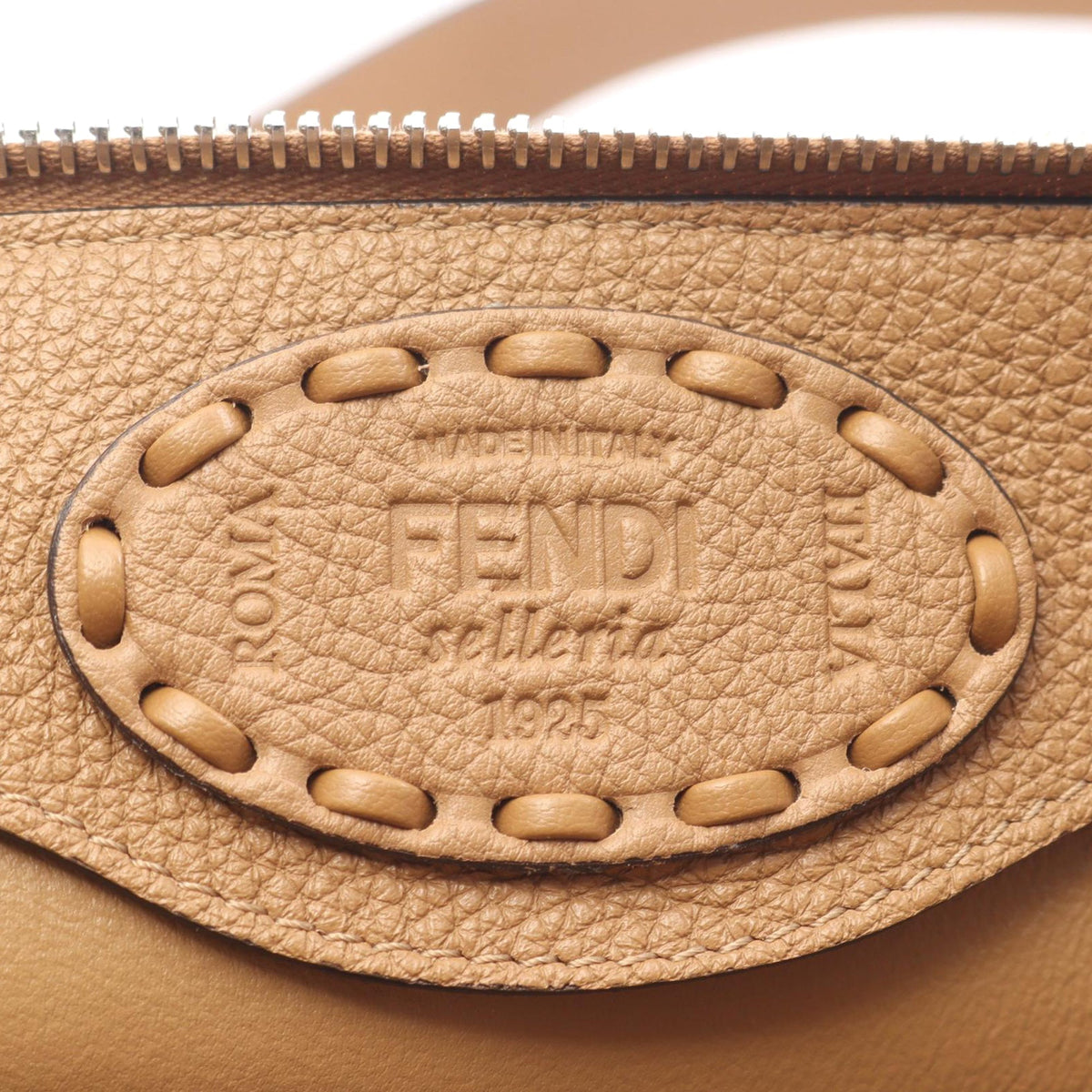 Fendi Large Leather By The Way Satchel — Brown
