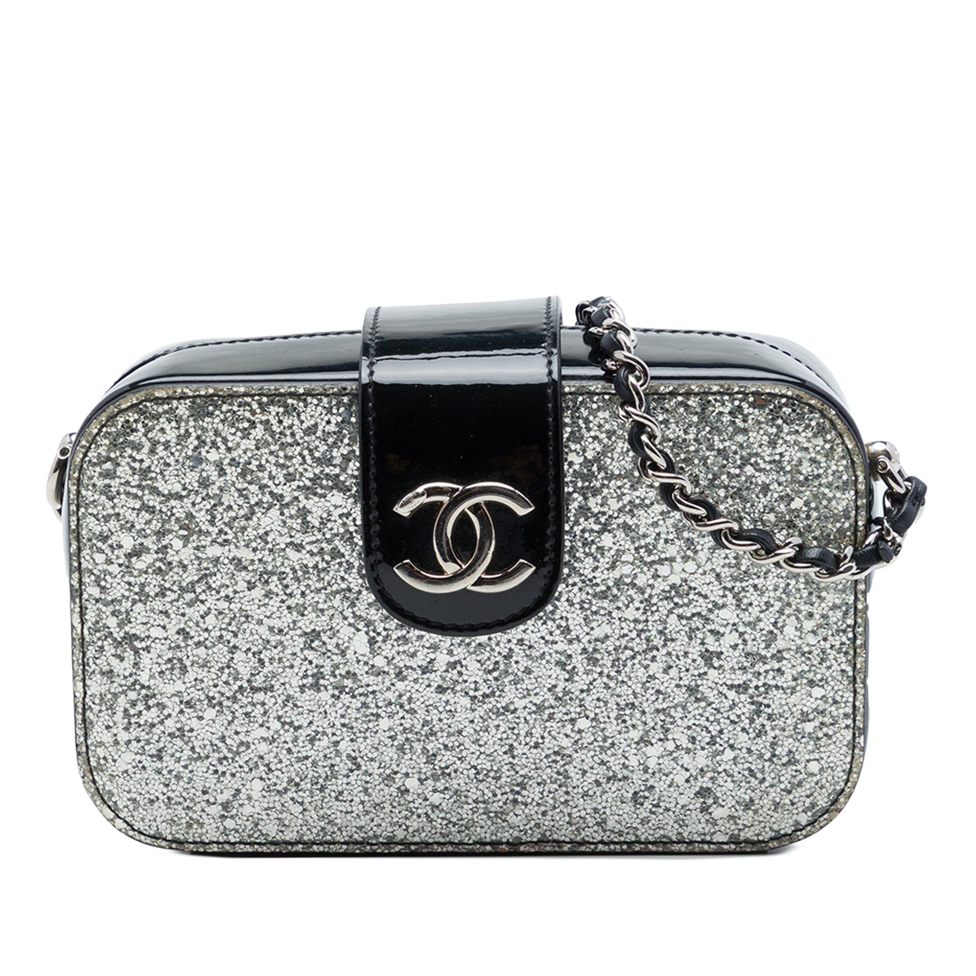 Chanel Glitter Patent Evening On The Moon Camera Case