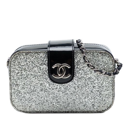 Chanel Glitter Patent Evening On The Moon Camera Case