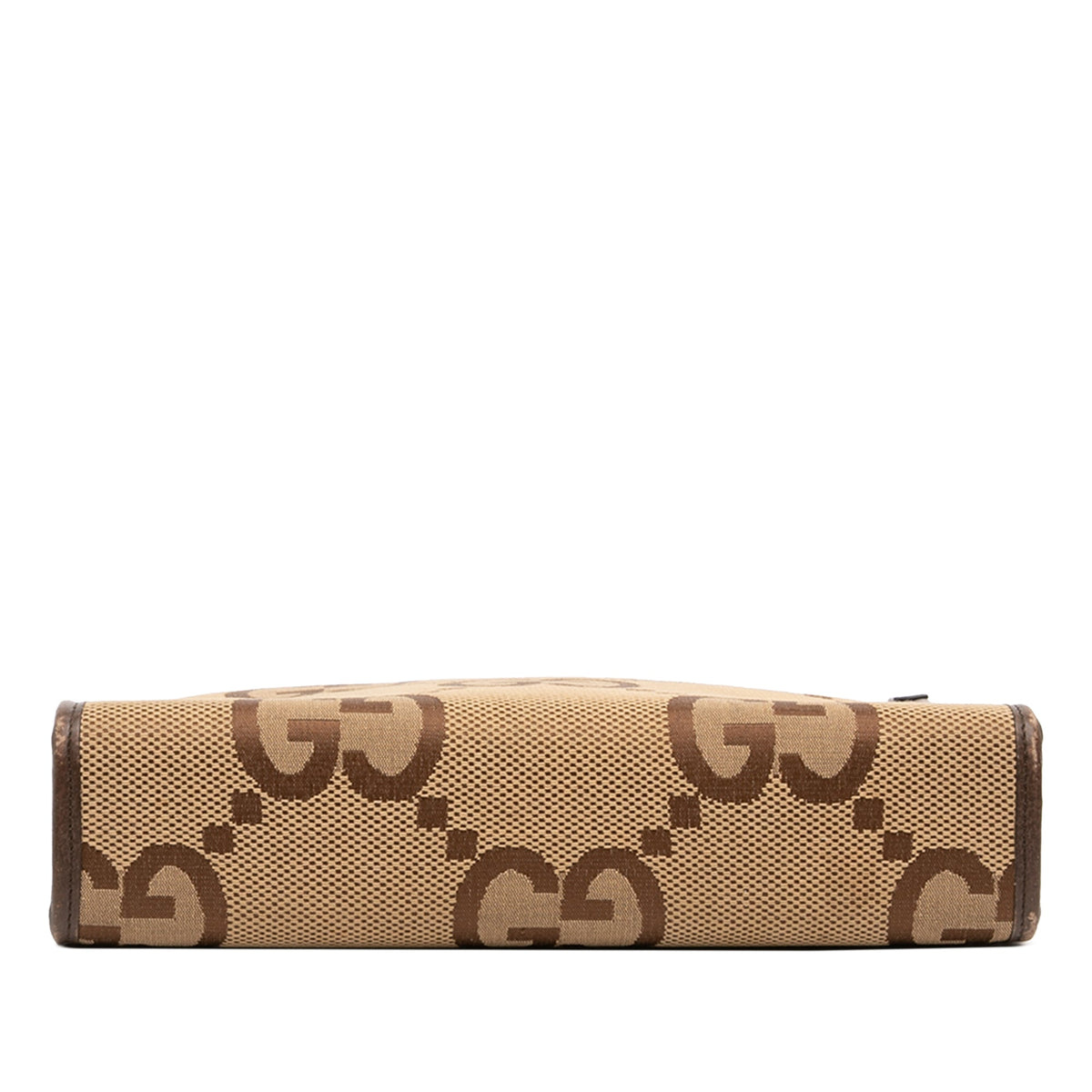 Gucci Jumbo GG Canvas Pouch — Brown