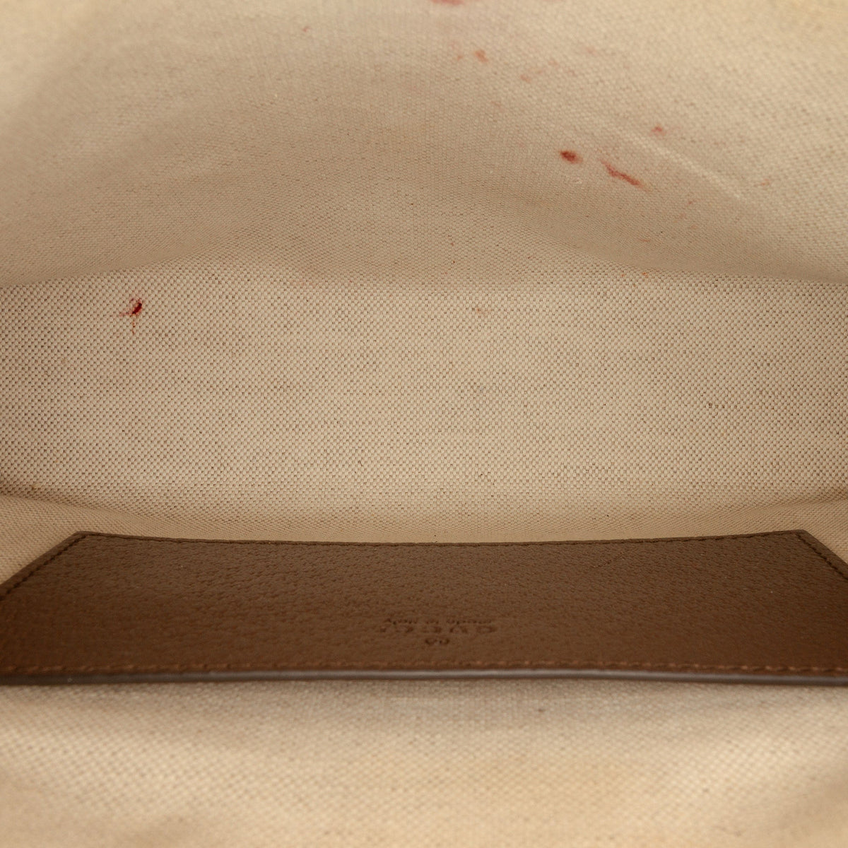 Gucci Jumbo GG Canvas Pouch — Brown