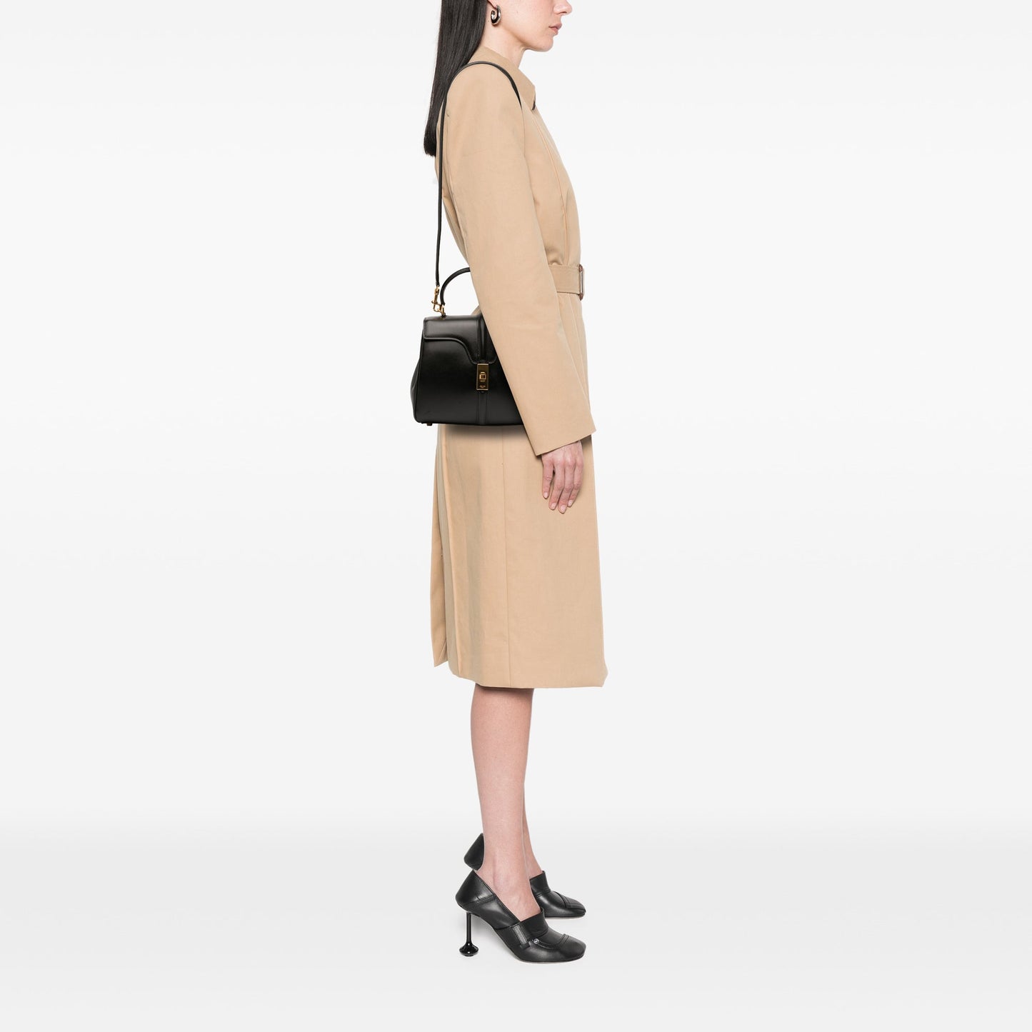 Small Leather 16 Satchel