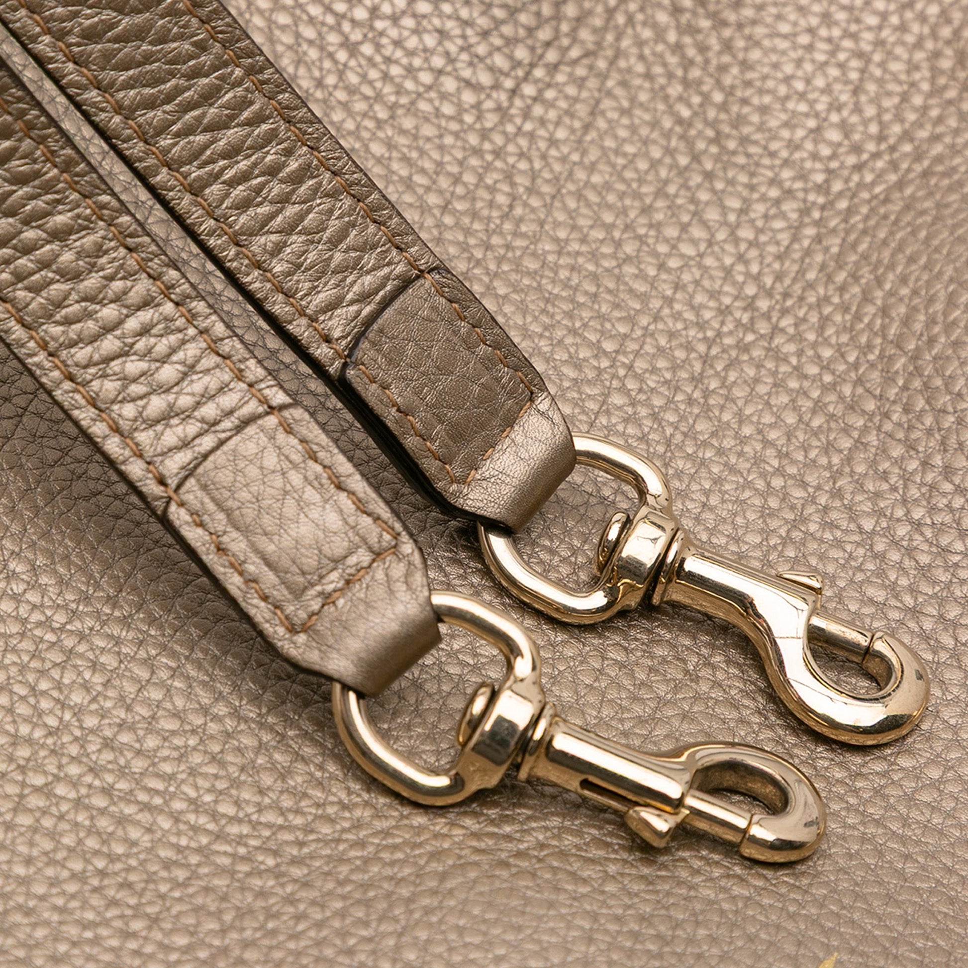 Gucci Medium Calfskin Bamboo Shopper Satchel