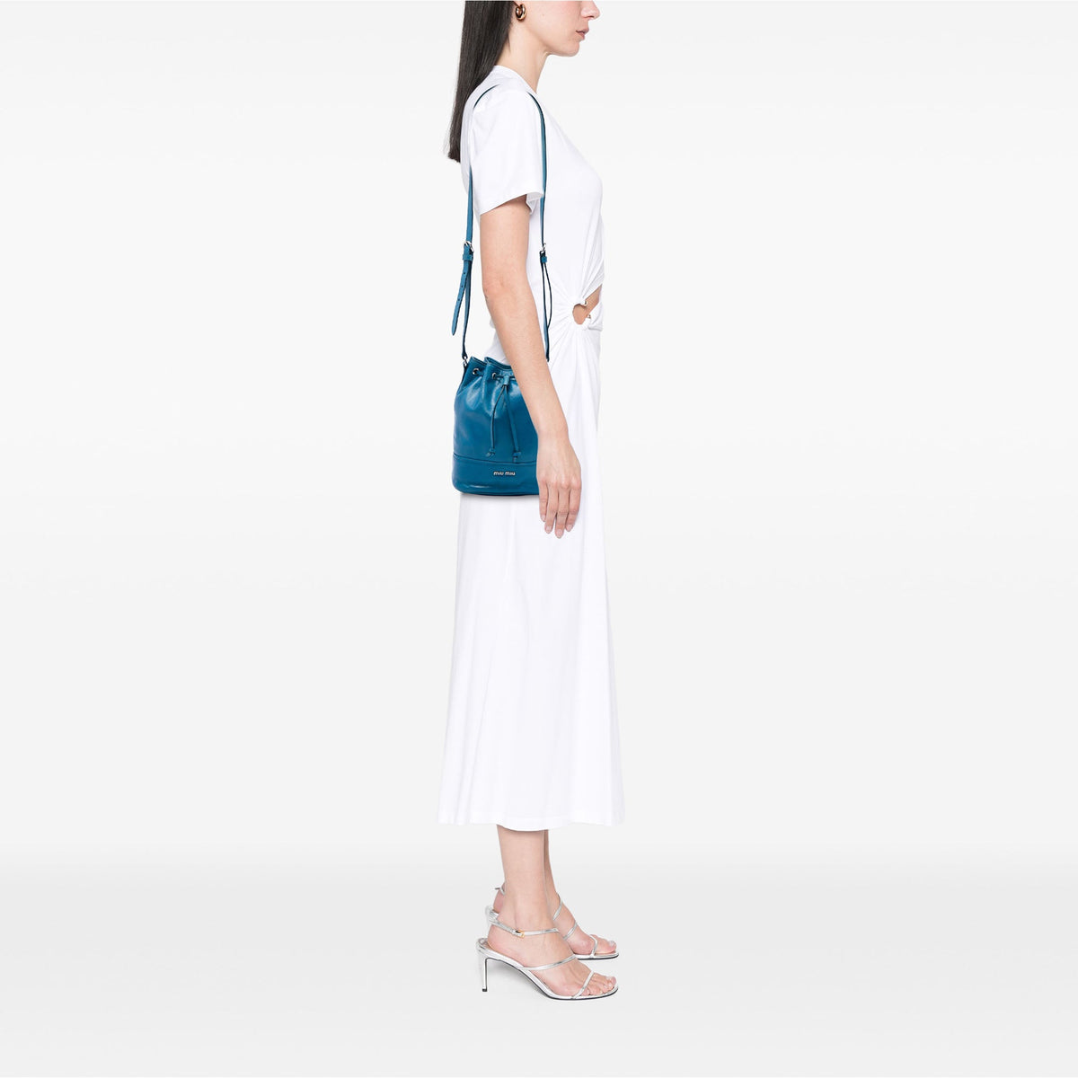 Miu Miu Leather Bucket Bag