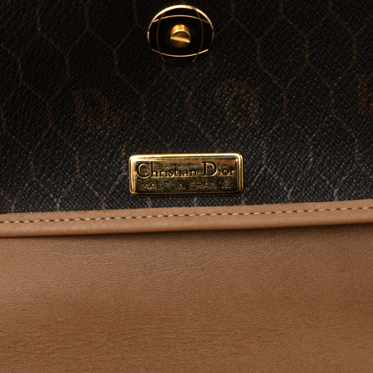 Dior Honeycomb Coated Canvas Crossbody