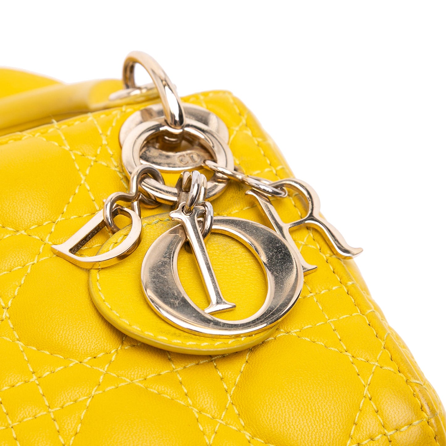 Dior Micro Lambskin Cannage Lady Dior