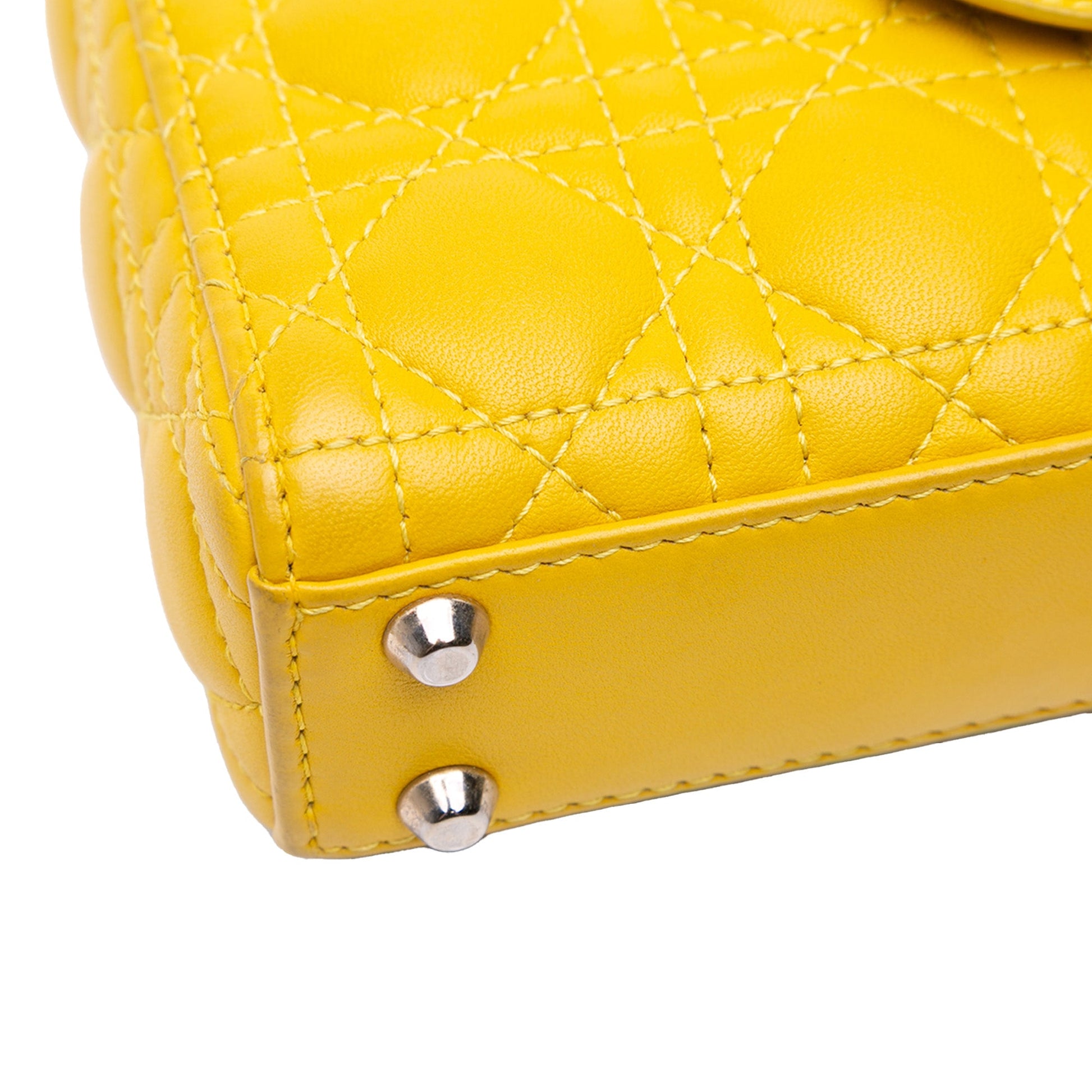 Dior Micro Lambskin Cannage Lady Dior
