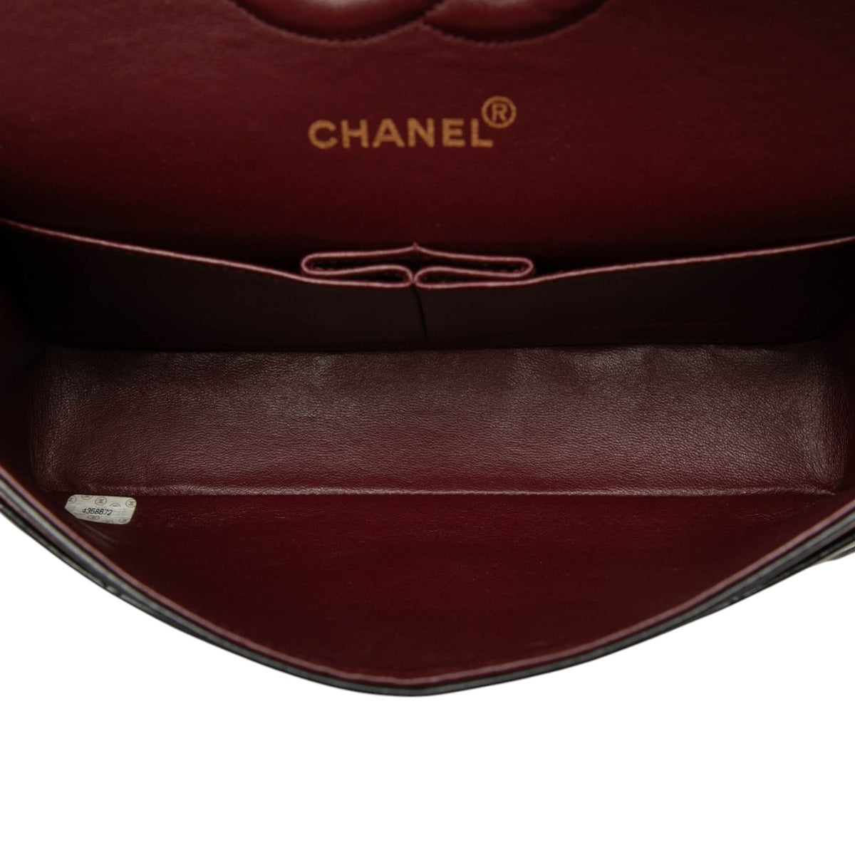 Chanel Medium Classic Lambskin Double Flap — Black