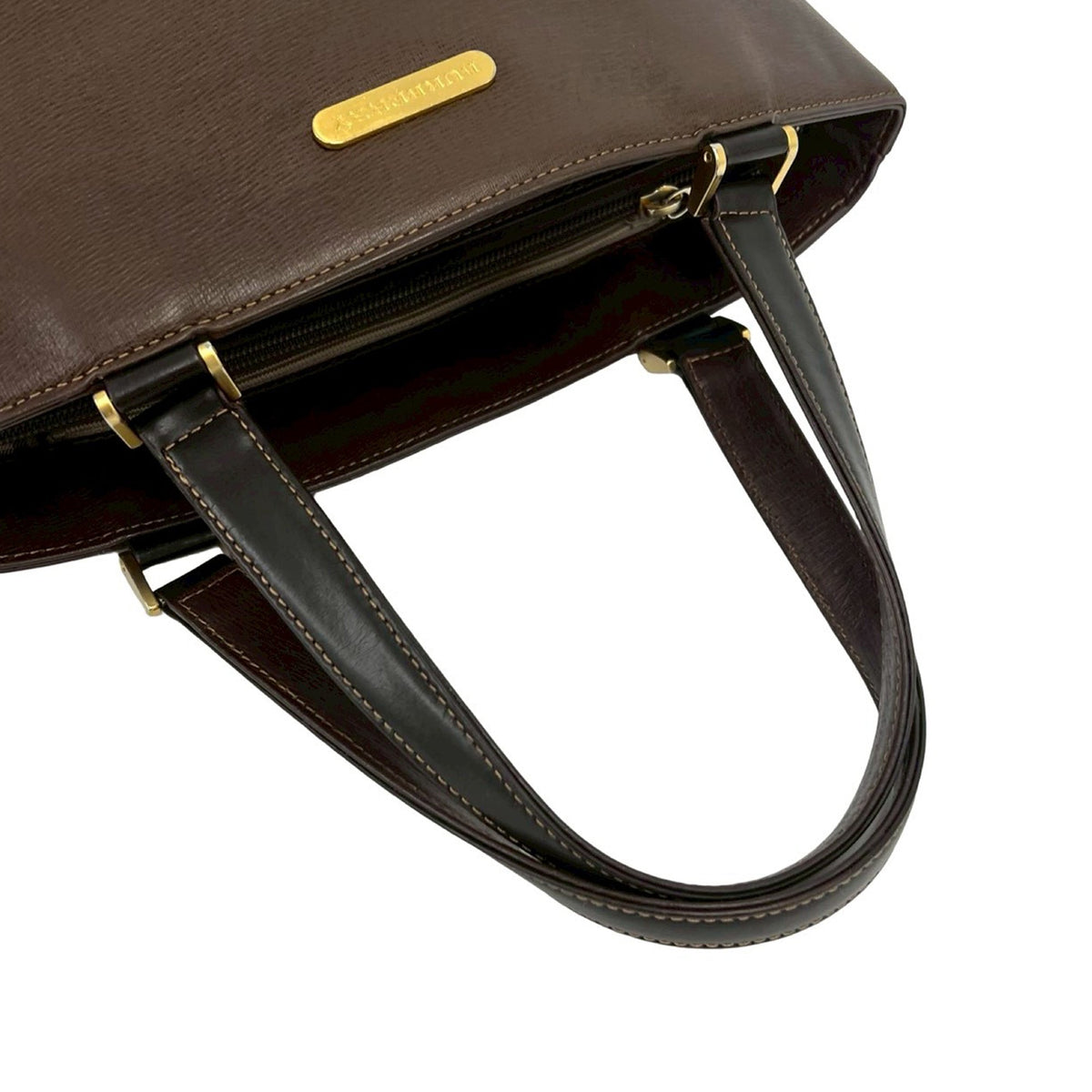 Burberry Leather Bucket Bag