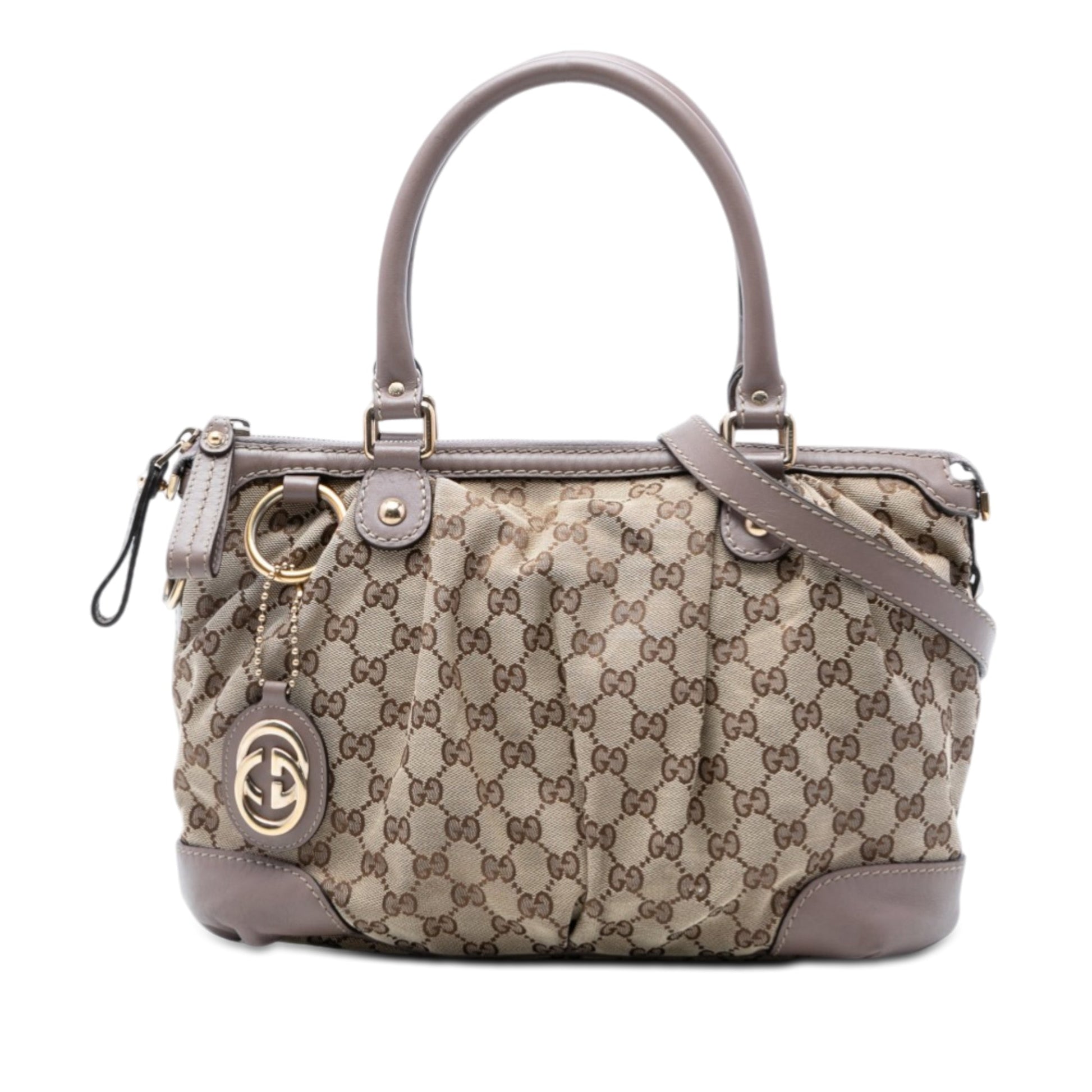 Gucci GG Canvas Sukey Satchel