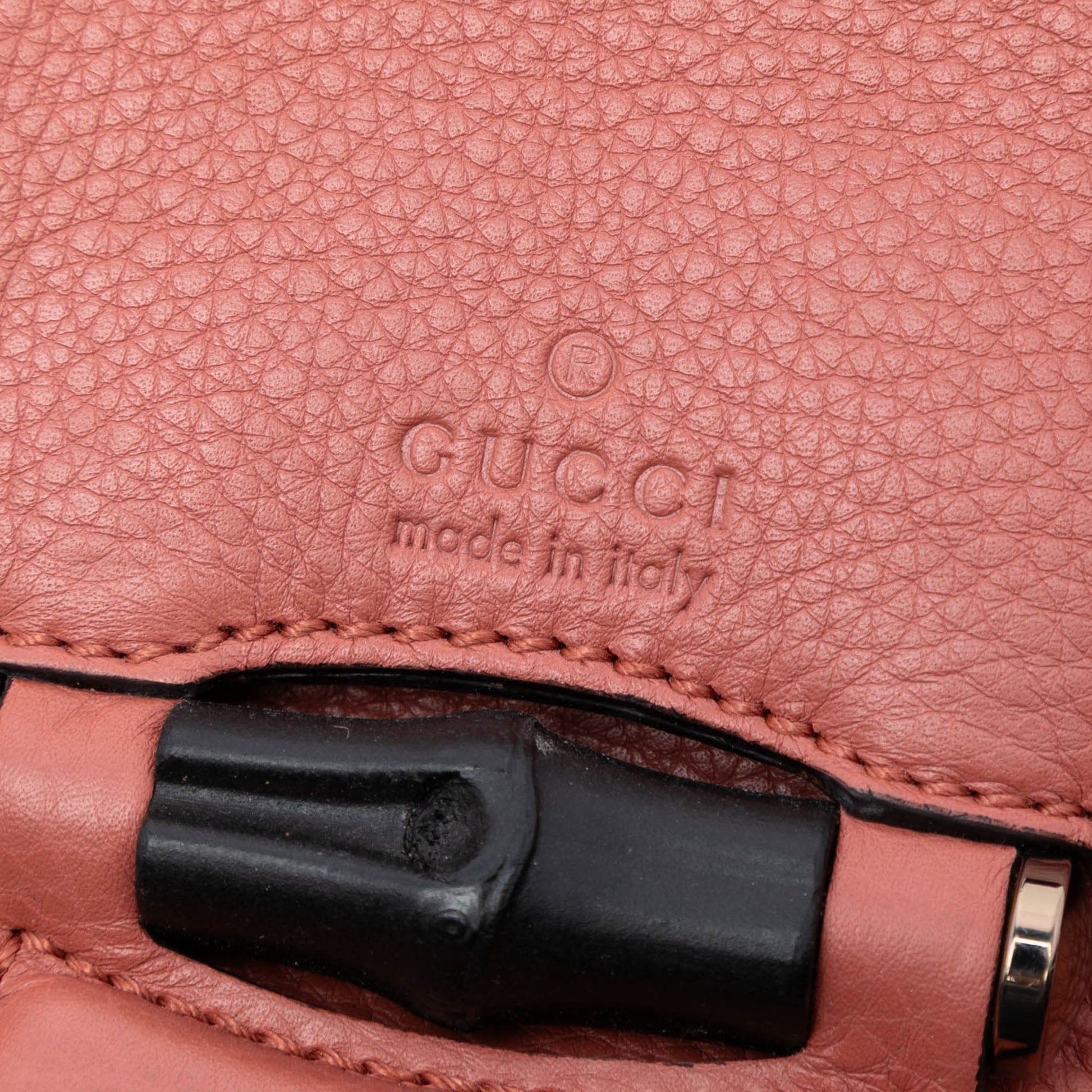 Gucci Small Leather Bamboo Nouveau Fringe Crossbody
