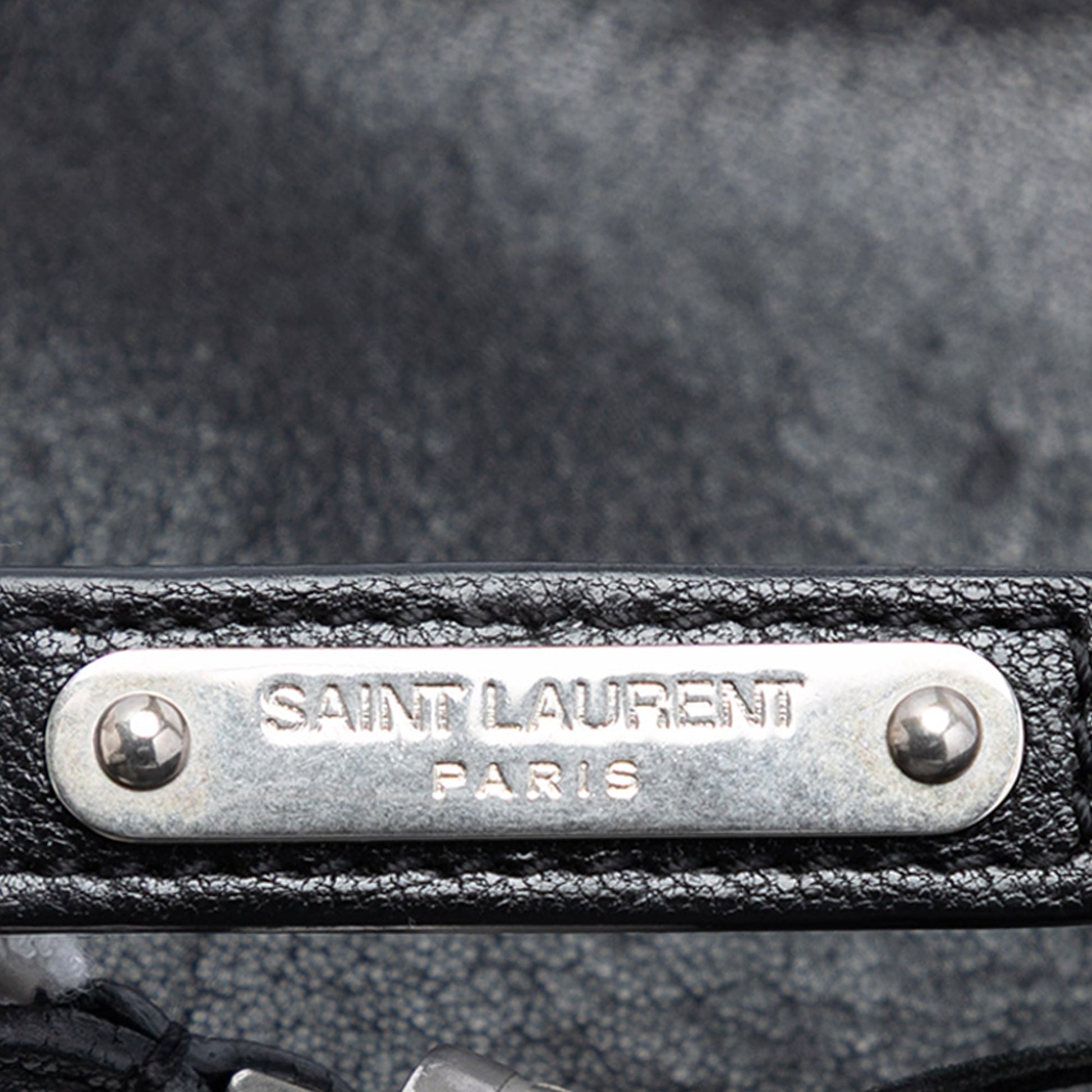 Saint Laurent Small Lambskin Monogram Lou Camera Bag