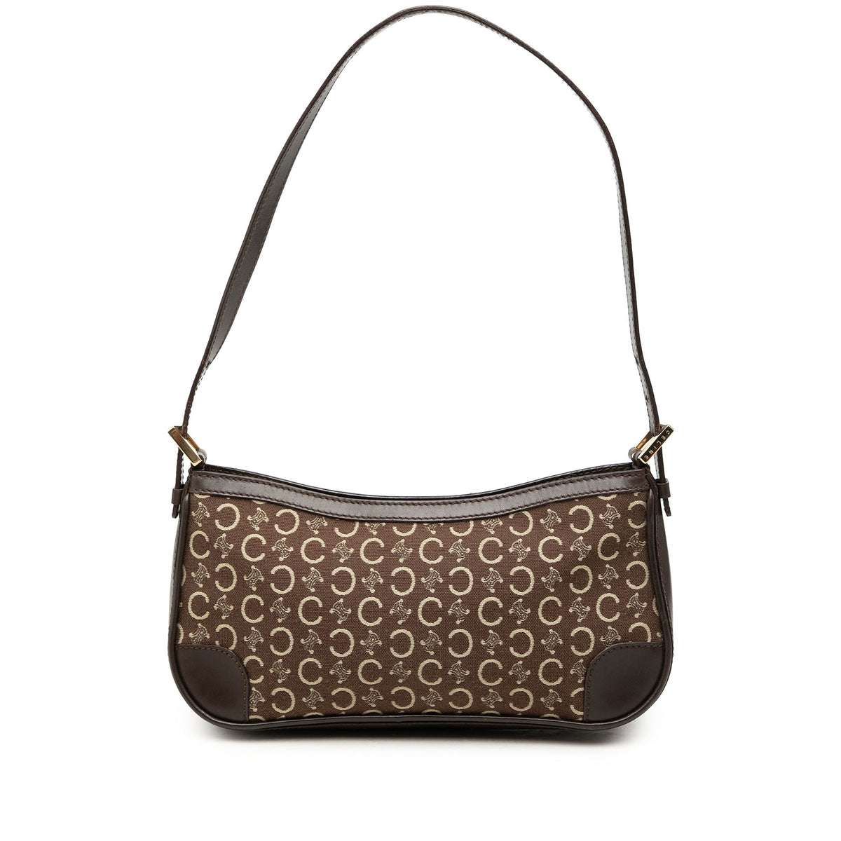 Celine C Macadam Canvas Shoulder Bag