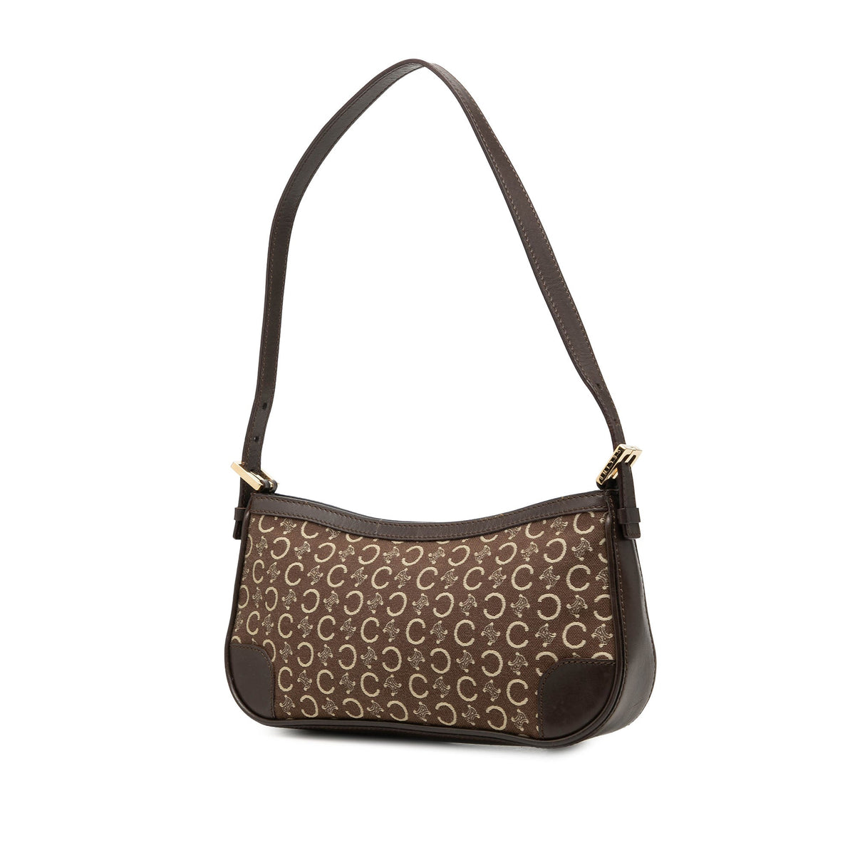 Celine C Macadam Canvas Shoulder Bag
