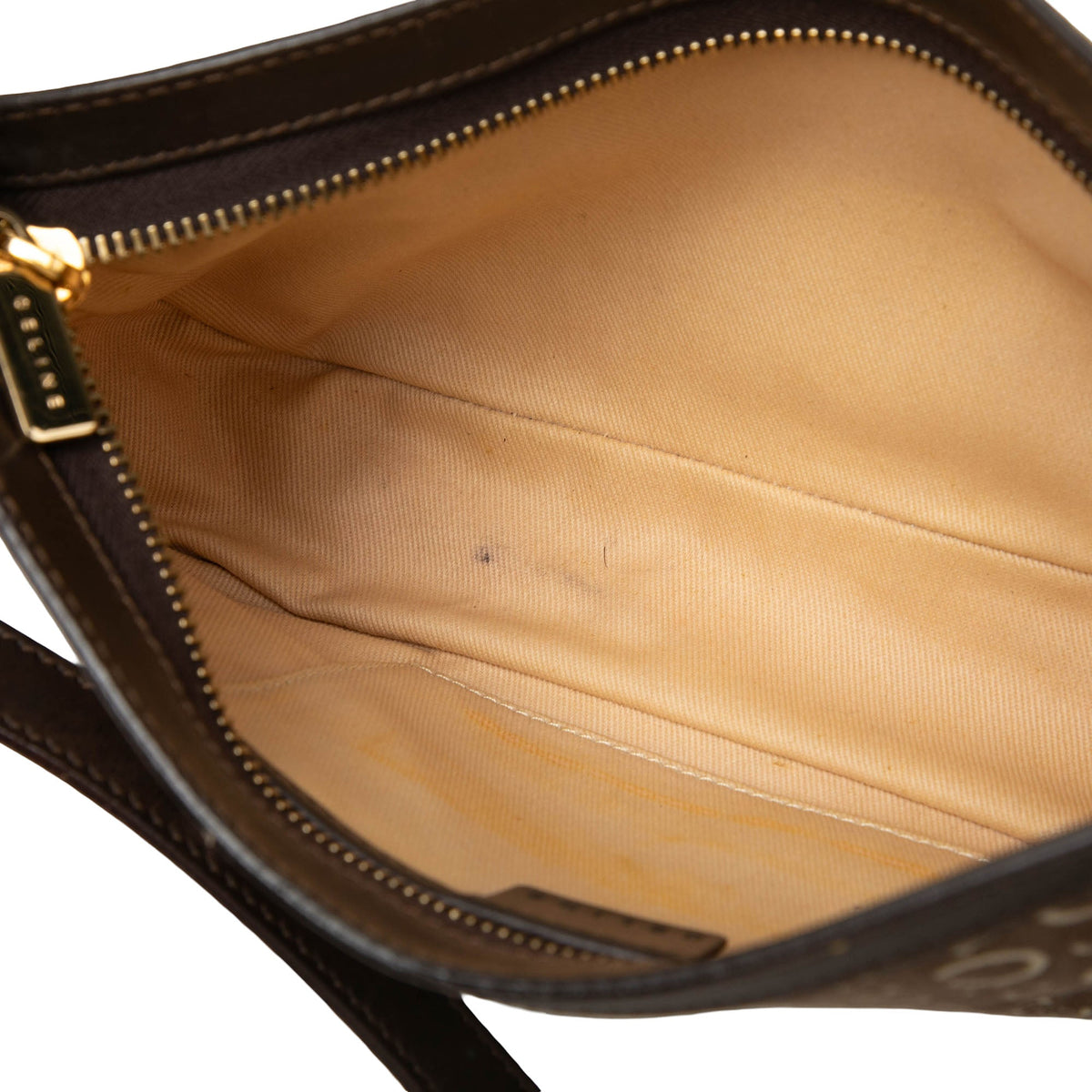 Celine C Macadam Canvas Shoulder Bag