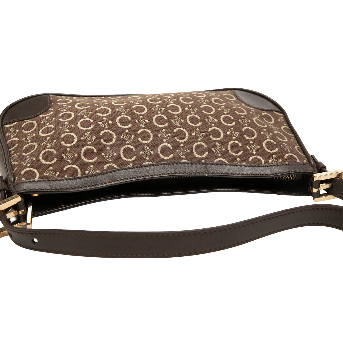 Celine C Macadam Canvas Shoulder Bag