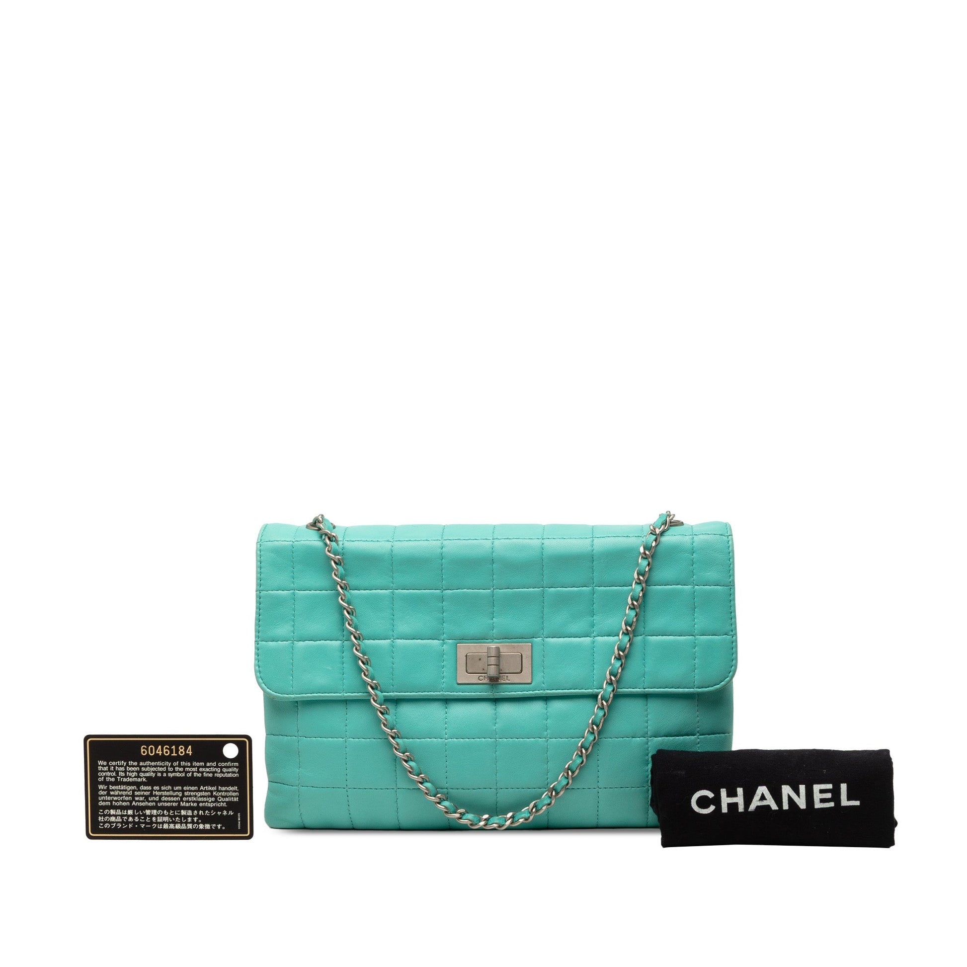 Chanel Chocolate Bar Lambskin Reissue 2.55 Chain Handbag