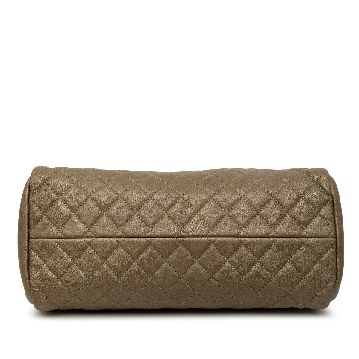 Chanel Medium Caviar Just Mademoiselle Bowling Bag — Brown
