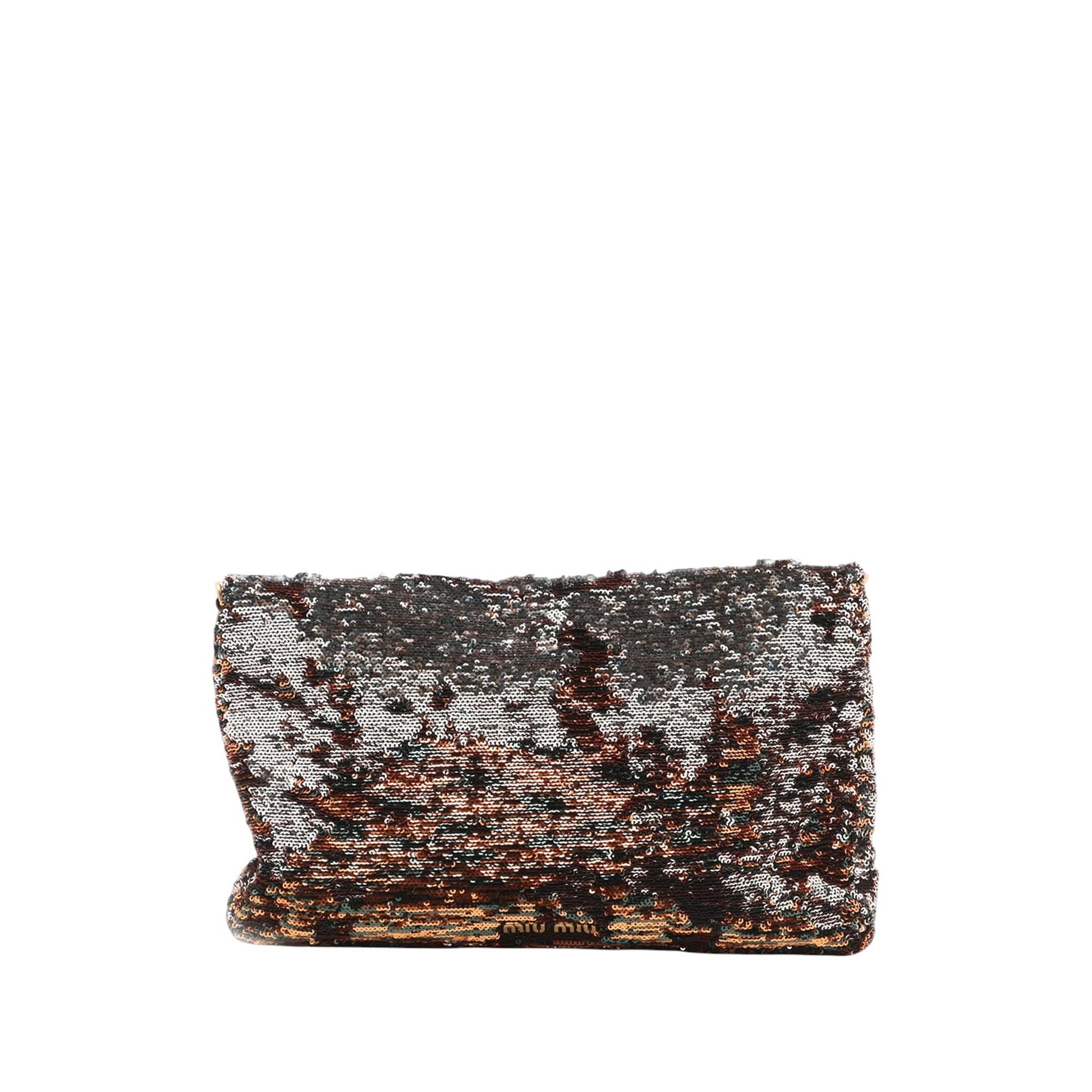 Miu Miu Leather Sequin Crossbody