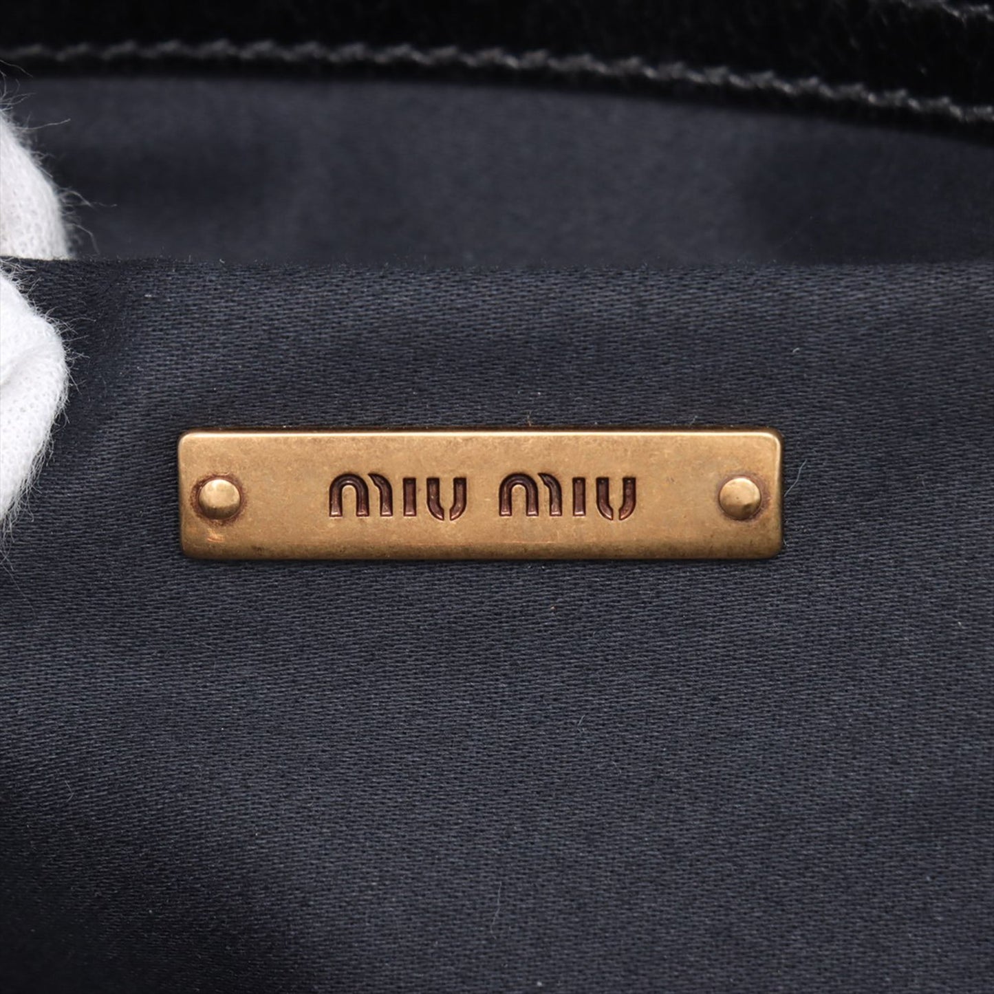 Miu Miu Leather Sequin Crossbody