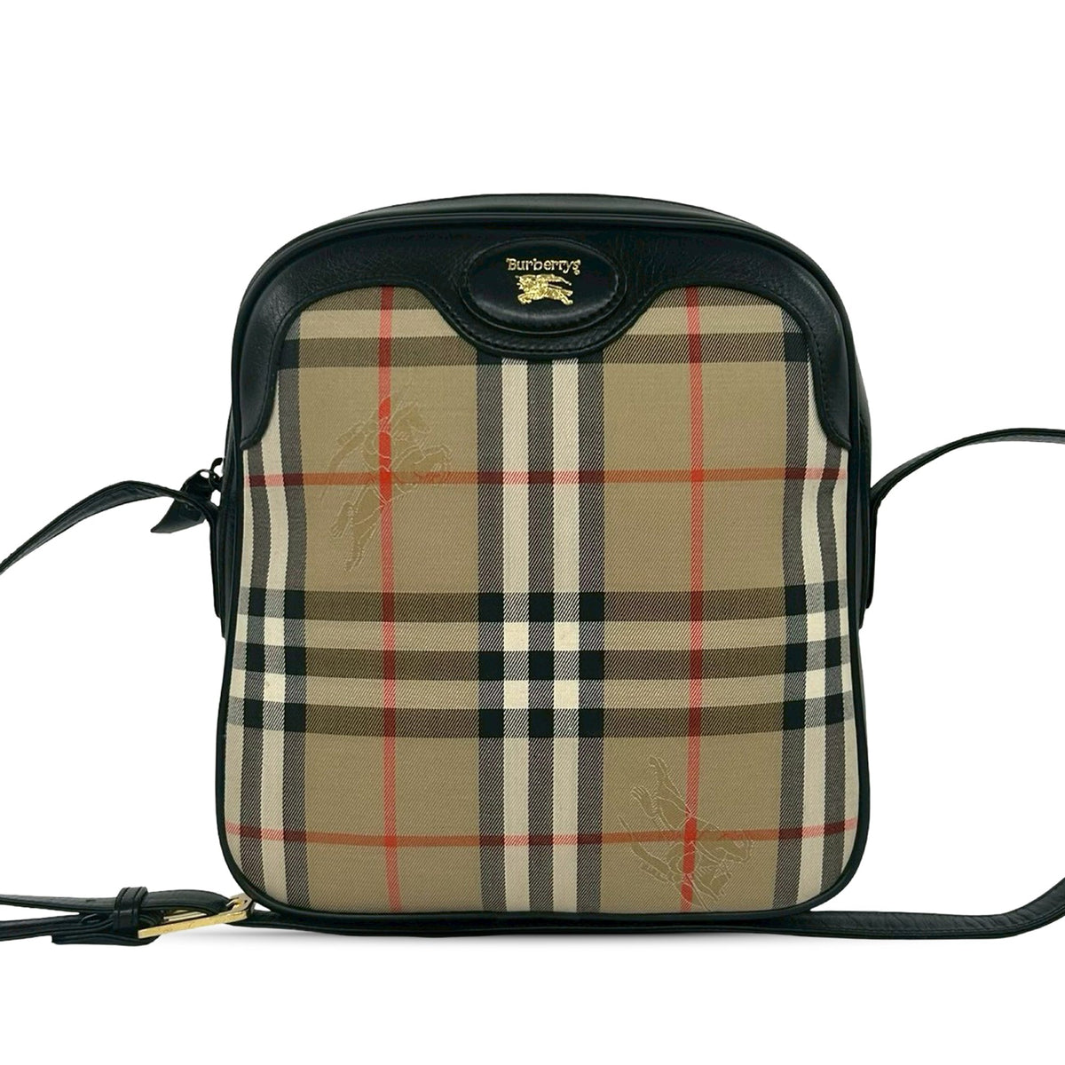 Burberry Haymarket Check Canvas Crossbody