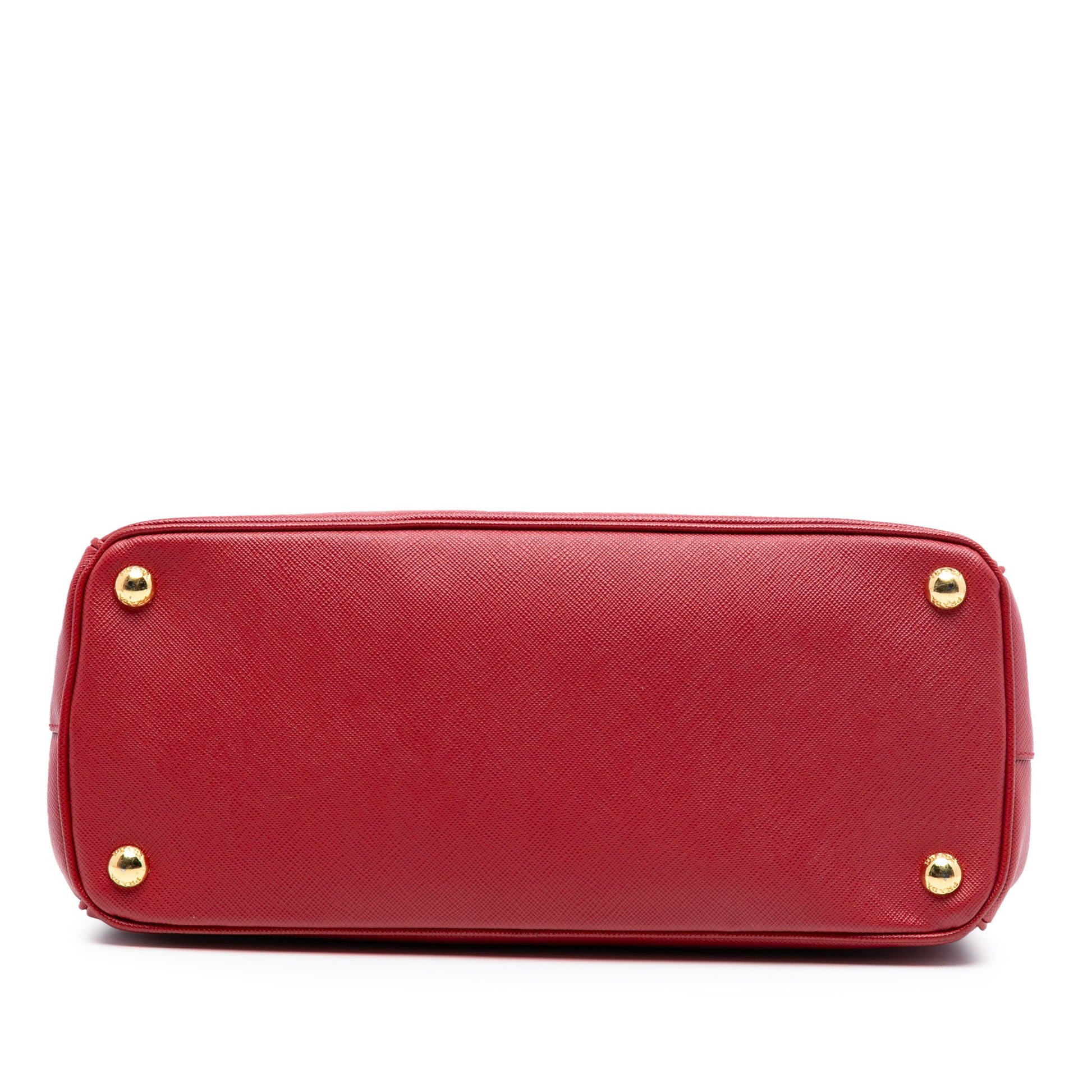 Prada Medium Saffiano Lux Galleria Double Zip Satchel
