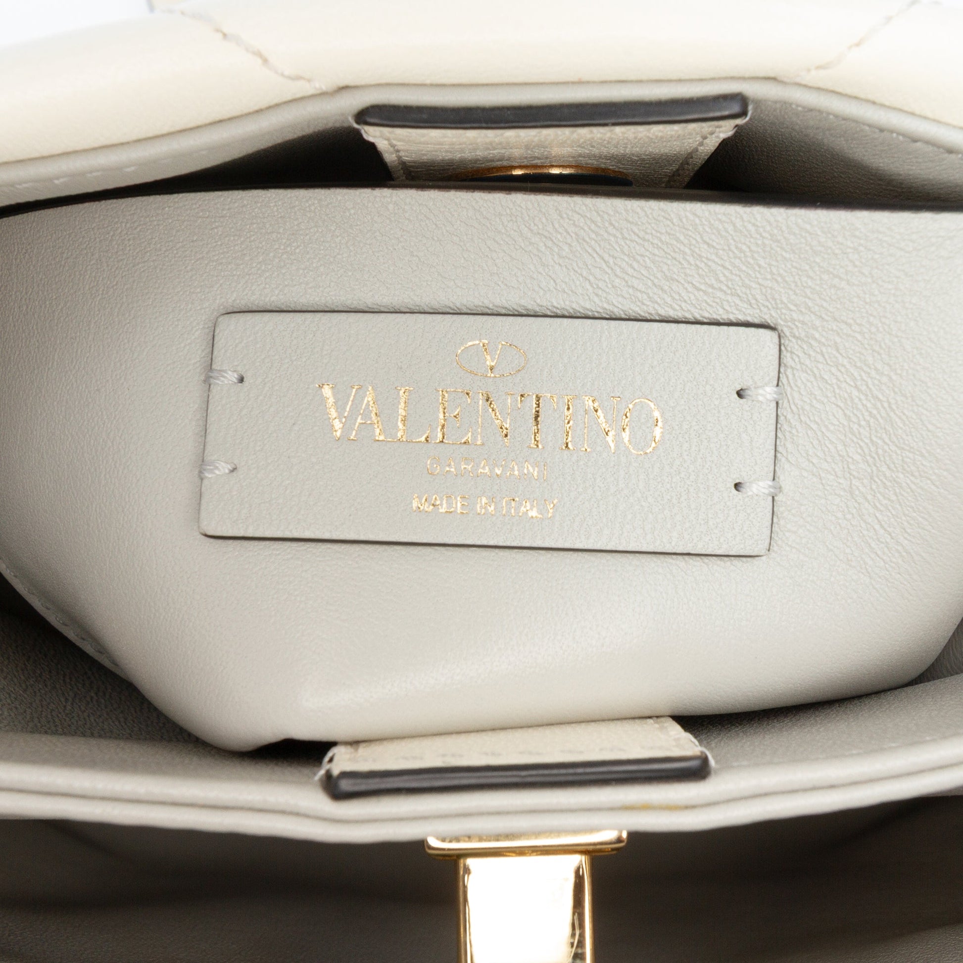 Valentino Small Nappa Roman Stud The Handle Bag
