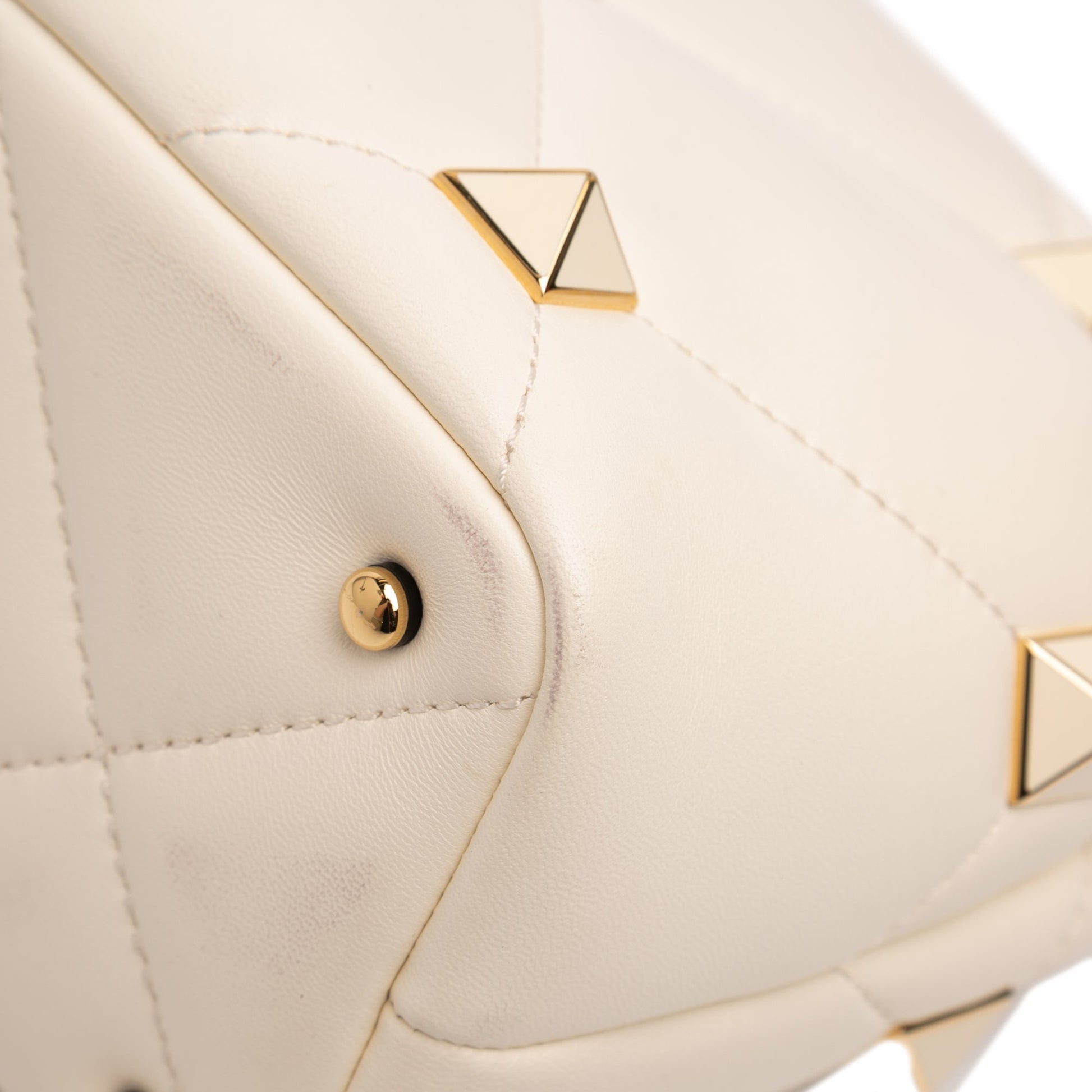 Valentino Small Nappa Roman Stud The Handle Bag