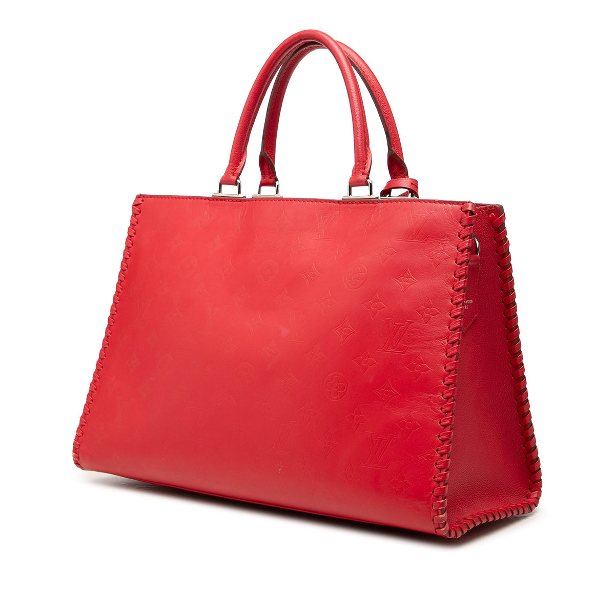 Louis Vuitton Monogram Very Leather Very Zipped — Red