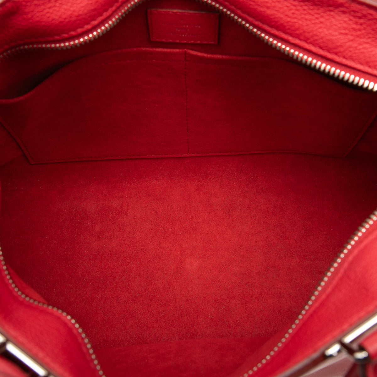 Louis Vuitton Monogram Very Leather Very Zipped — Red