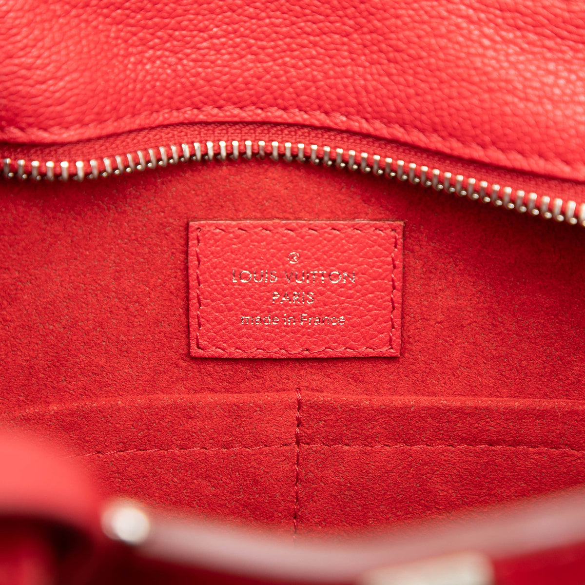 Louis Vuitton Monogram Very Leather Very Zipped — Red