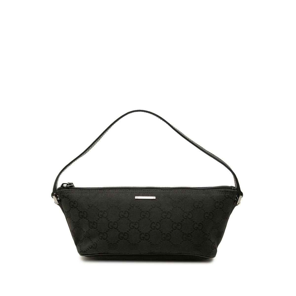 Gucci GG Canvas Boat — Black