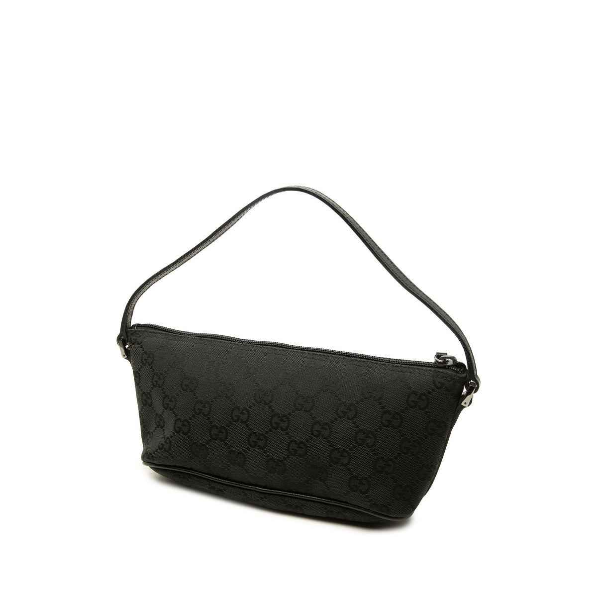 Gucci GG Canvas Boat — Black