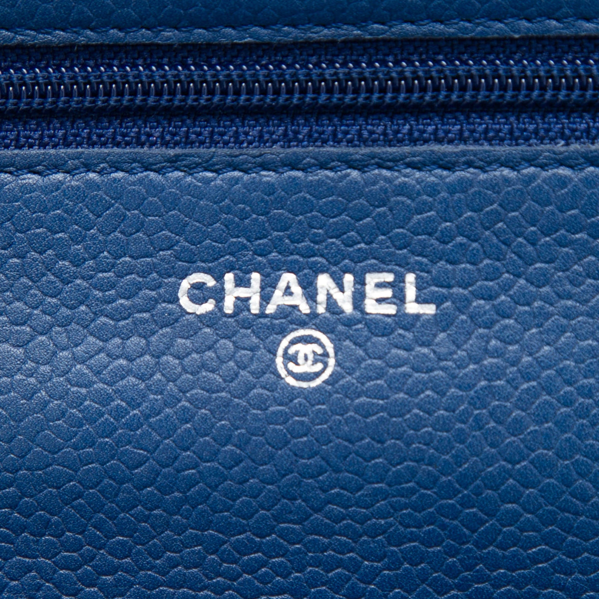Chanel CC Quilted Caviar Wallet on Chain