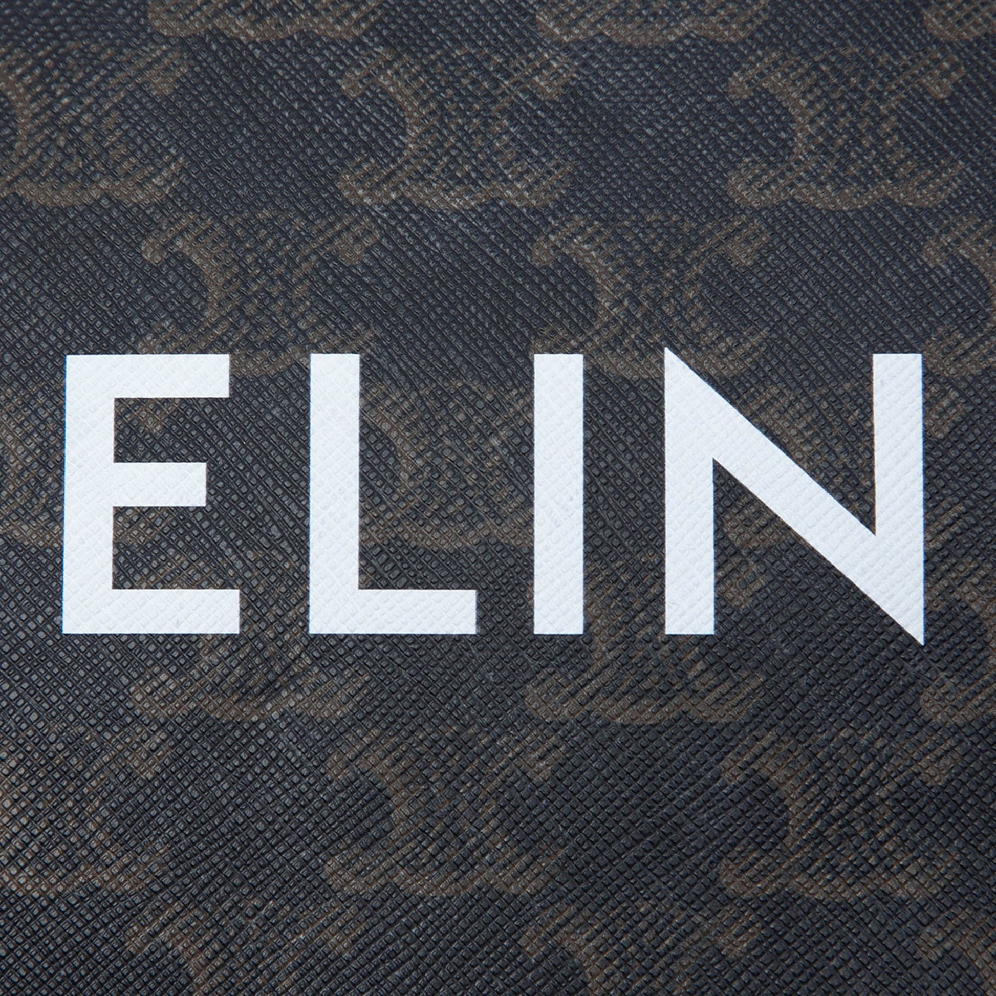Celine Small Triomphe Coated Canvas Clutch