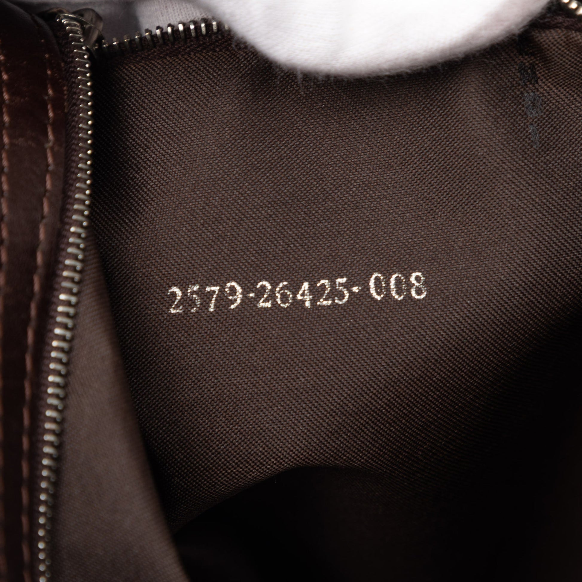 Fendi Zucca Canvas Mamma Forever Zip Shoulder Bag