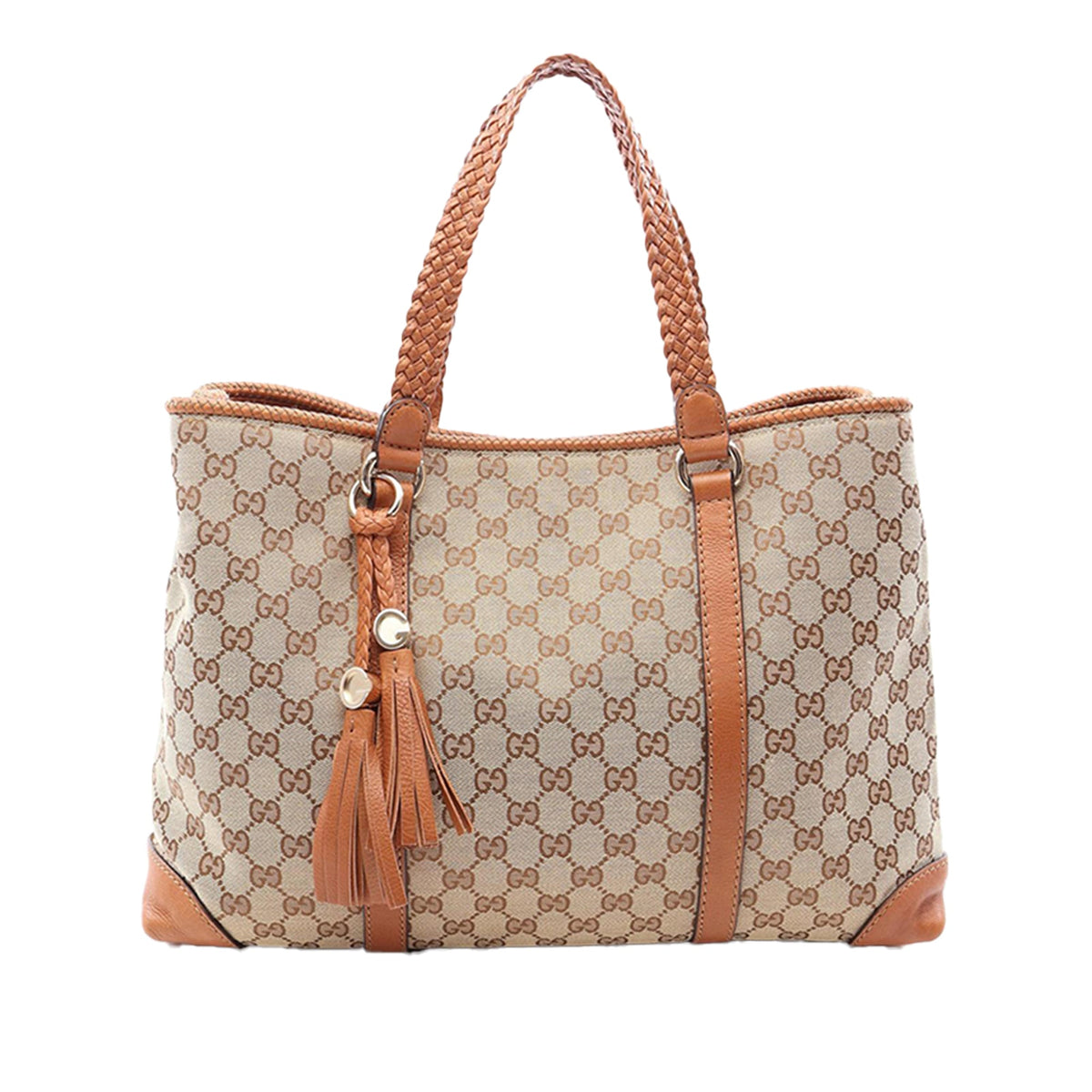 Gucci GG Canvas Marrakech Tote — Beige