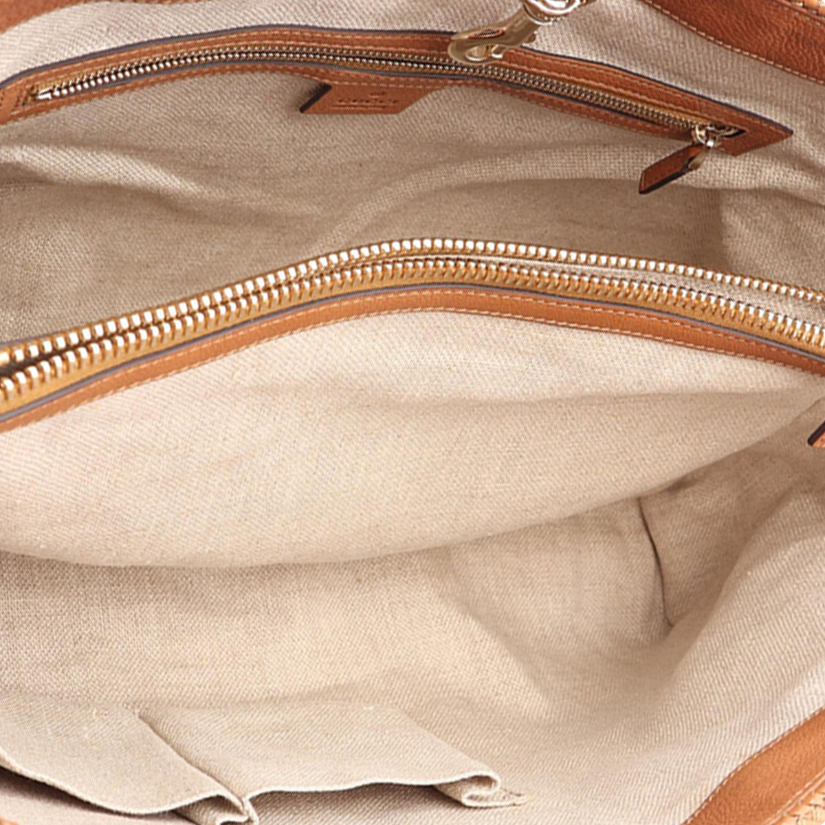 Gucci GG Canvas Marrakech Tote — Beige