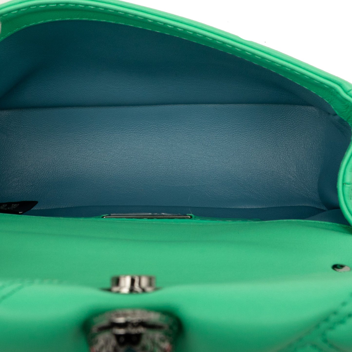 Bvlgari Mini Leather Serpenti Cabochon Satchel