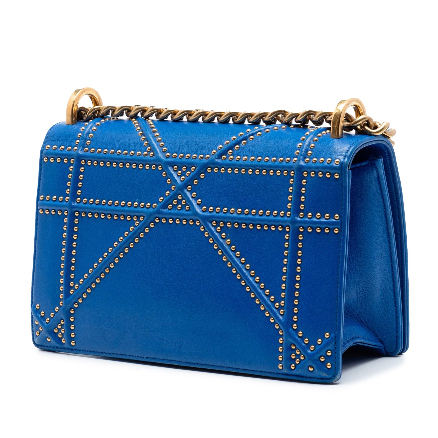 Dior Small Studded Lambskin Diorama Flap