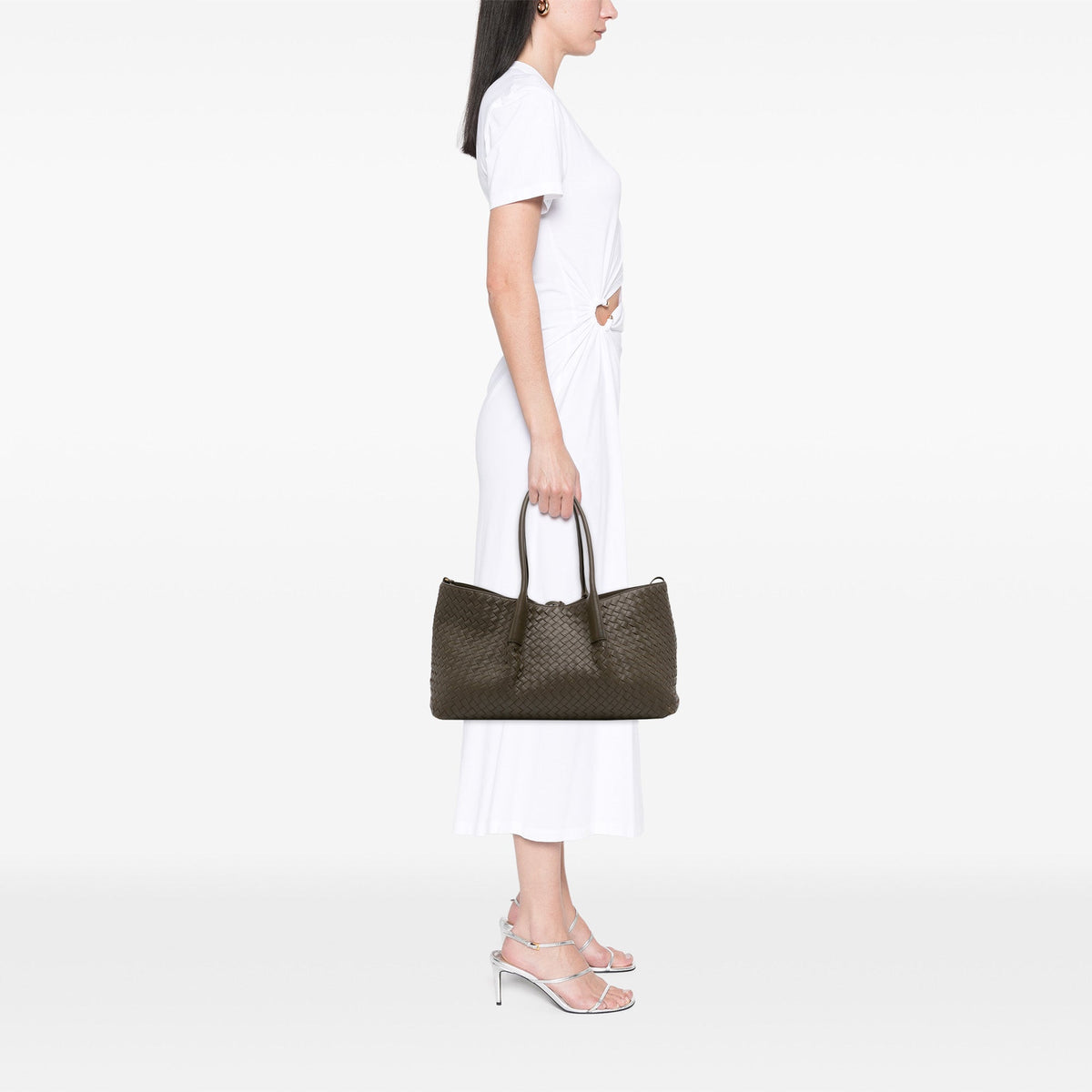 Bottega Veneta Large Calfskin Intrecciato Pinacoteca Tote
