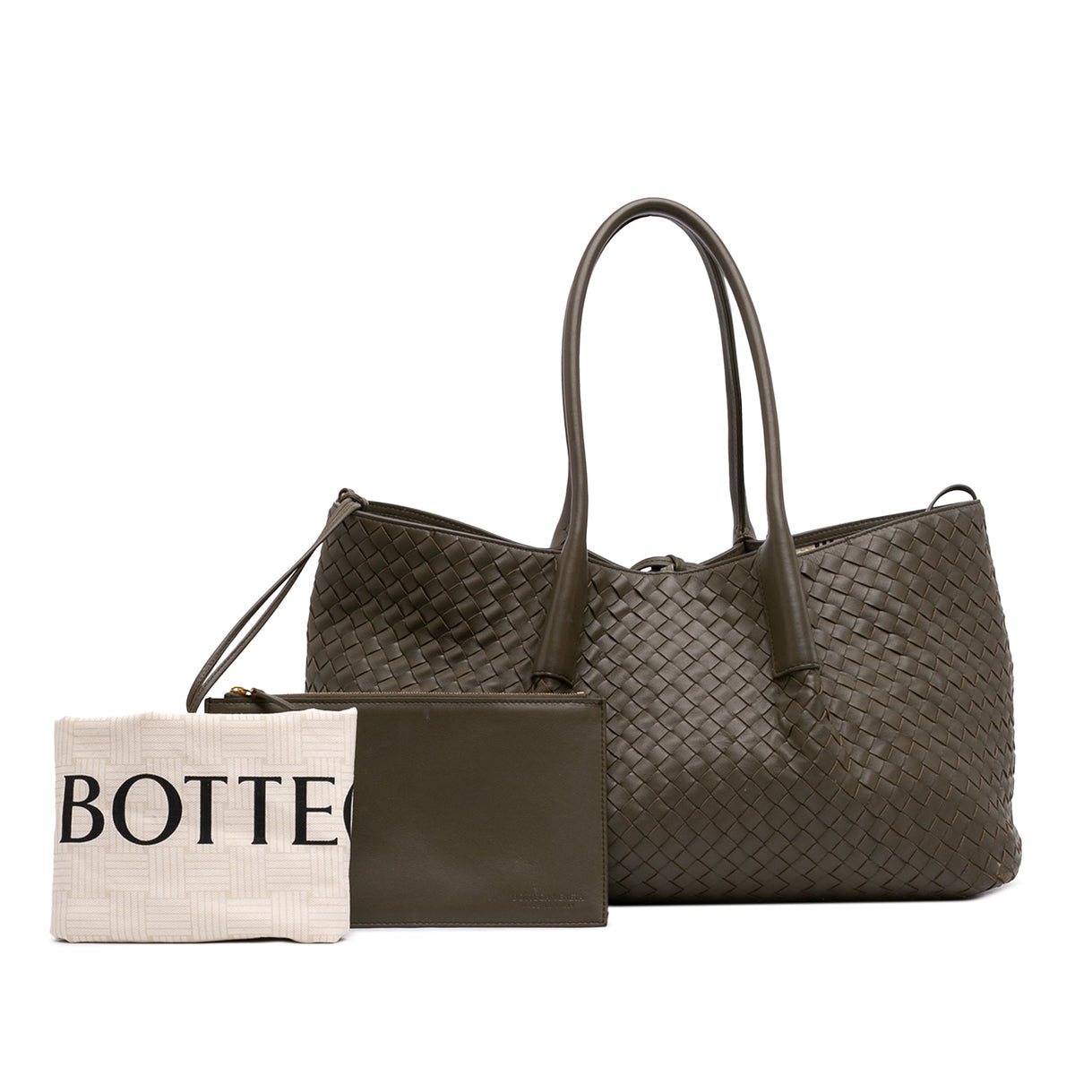 Bottega Veneta Large Calfskin Intrecciato Pinacoteca Tote