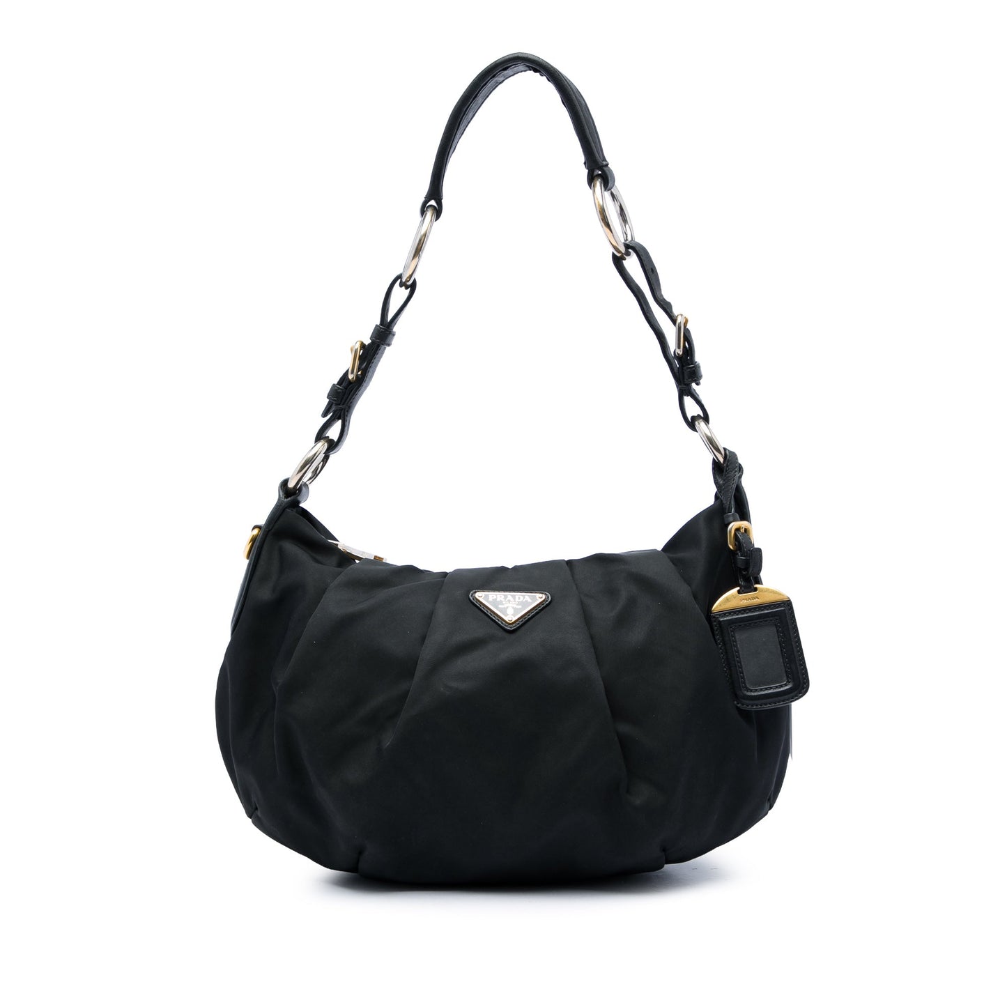 Prada Tessuto Pleated Hobo