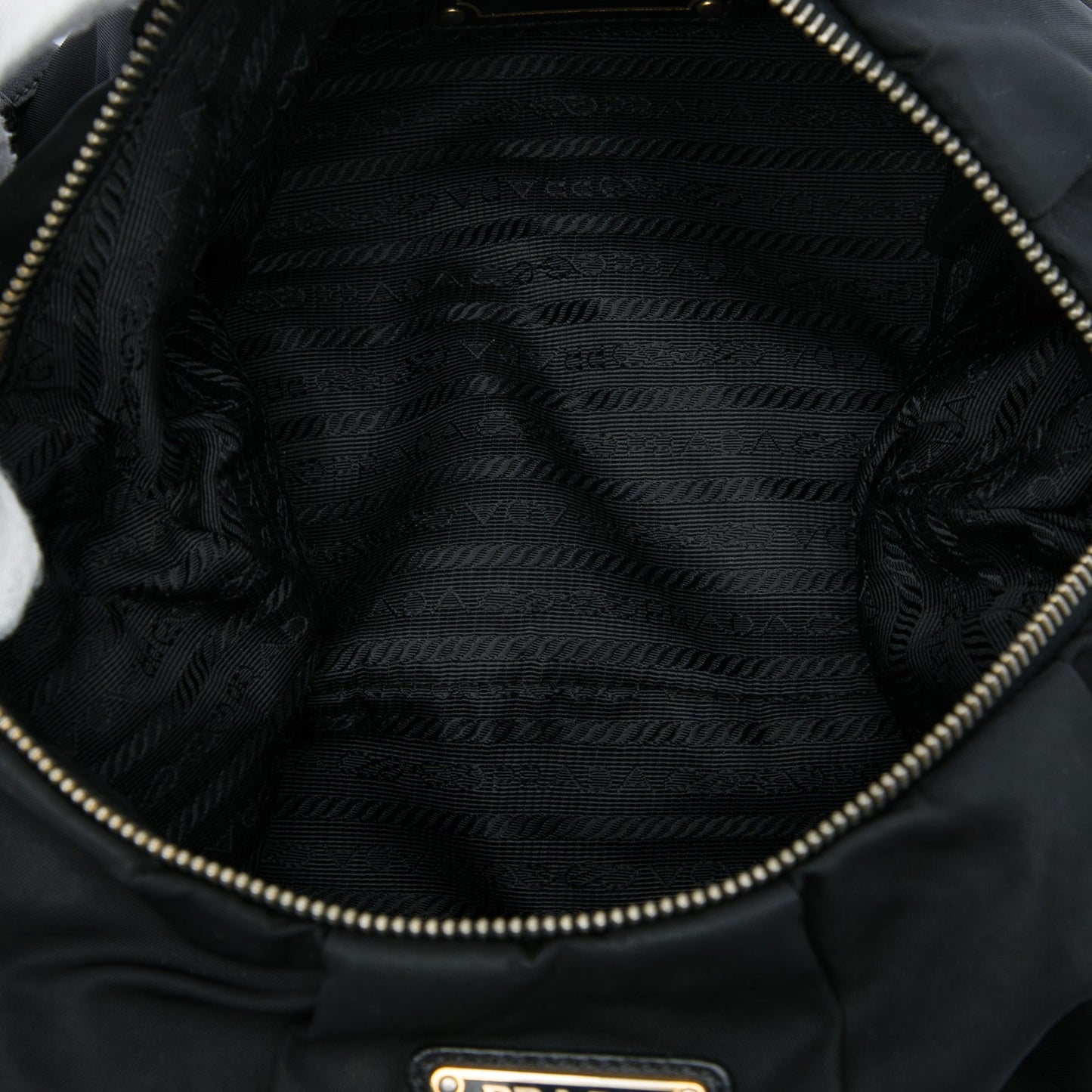 Prada Tessuto Pleated Hobo