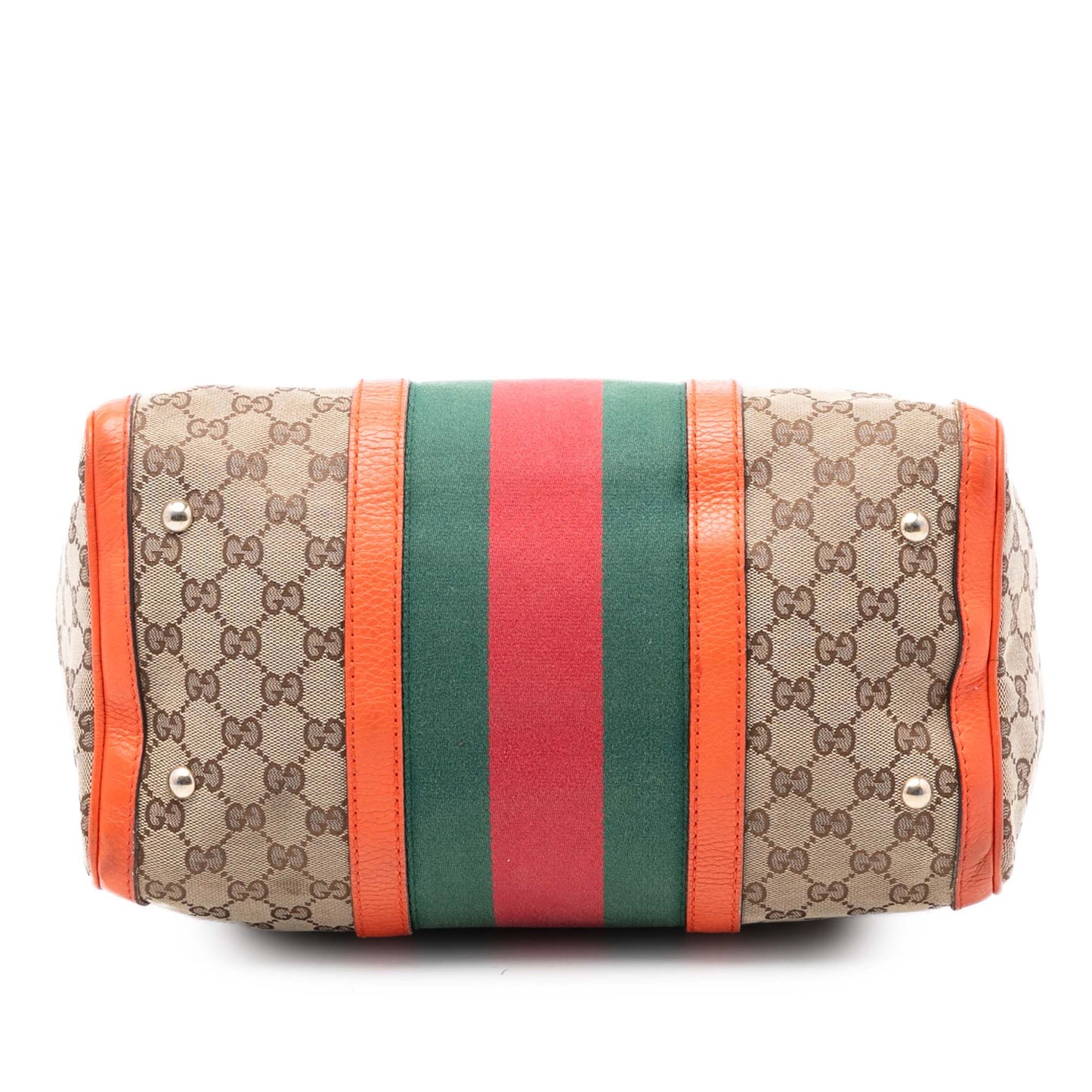 Medium GG Canvas Web Joy Boston Bag