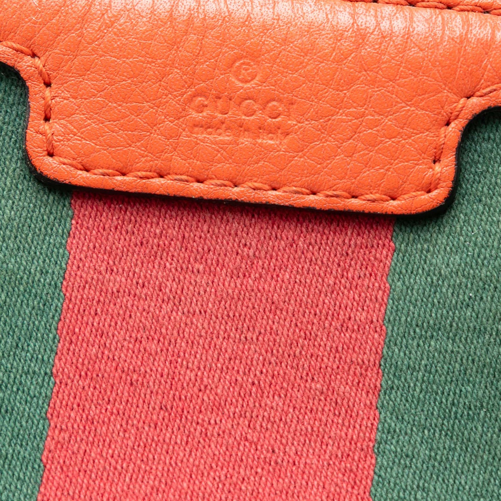 Medium GG Canvas Web Joy Boston Bag