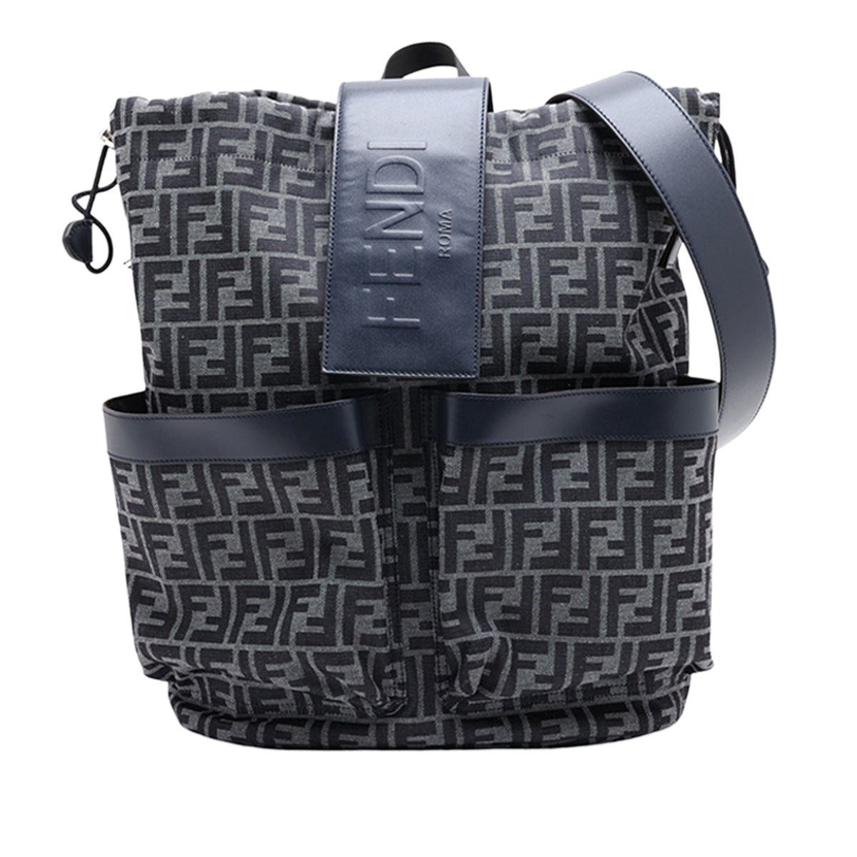 Fendi Zucca Strike Backpack — Blue