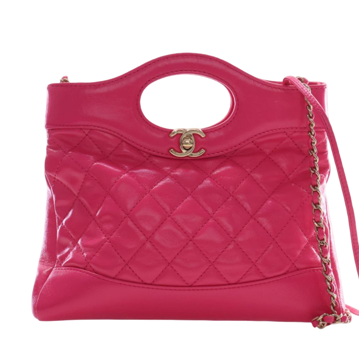Chanel Large Quilted Glazed Calfskin 31 Shopping Bag