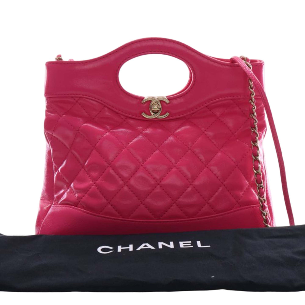 Chanel Large Quilted Glazed Calfskin 31 Shopping Bag