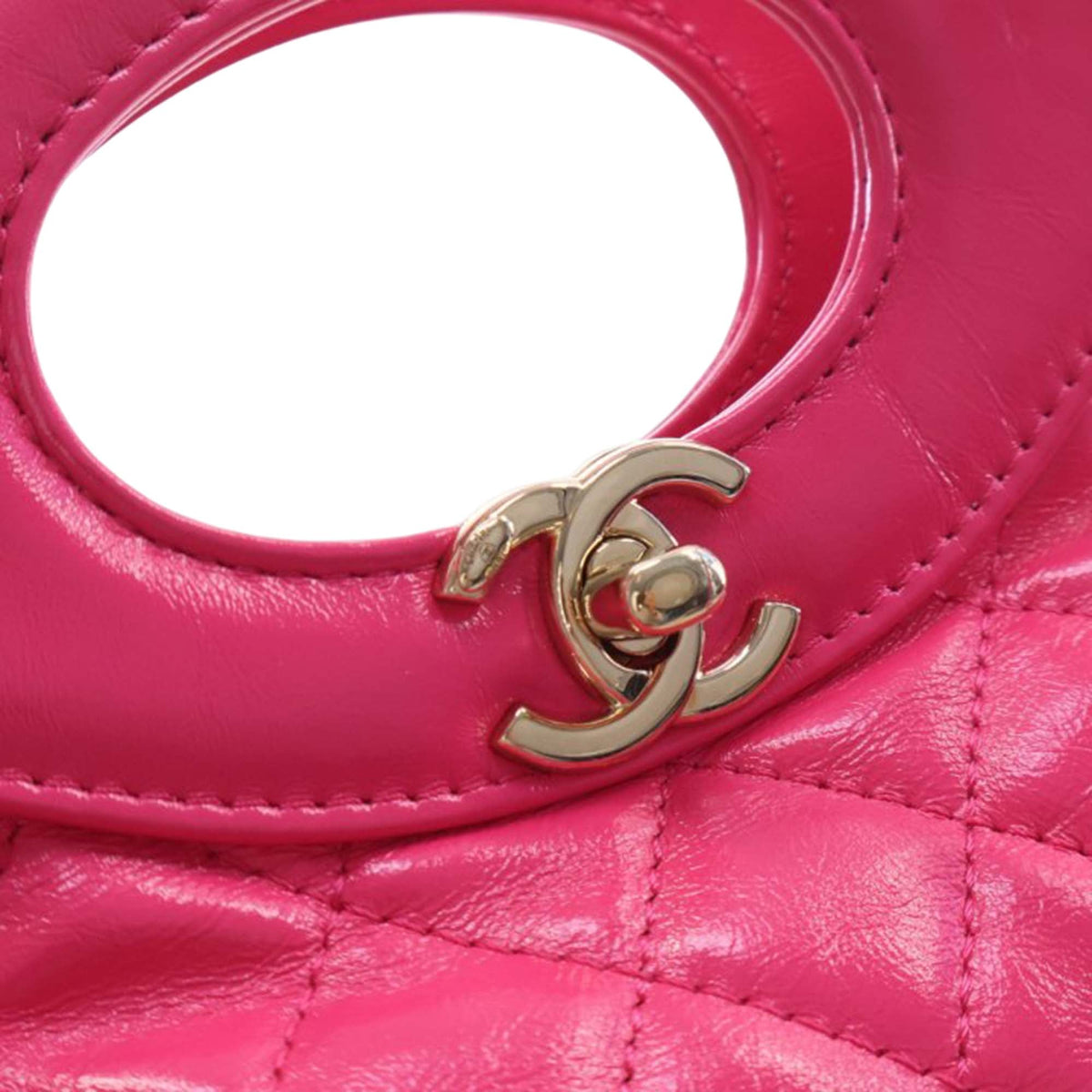 Chanel Large Quilted Glazed Calfskin 31 Shopping Bag